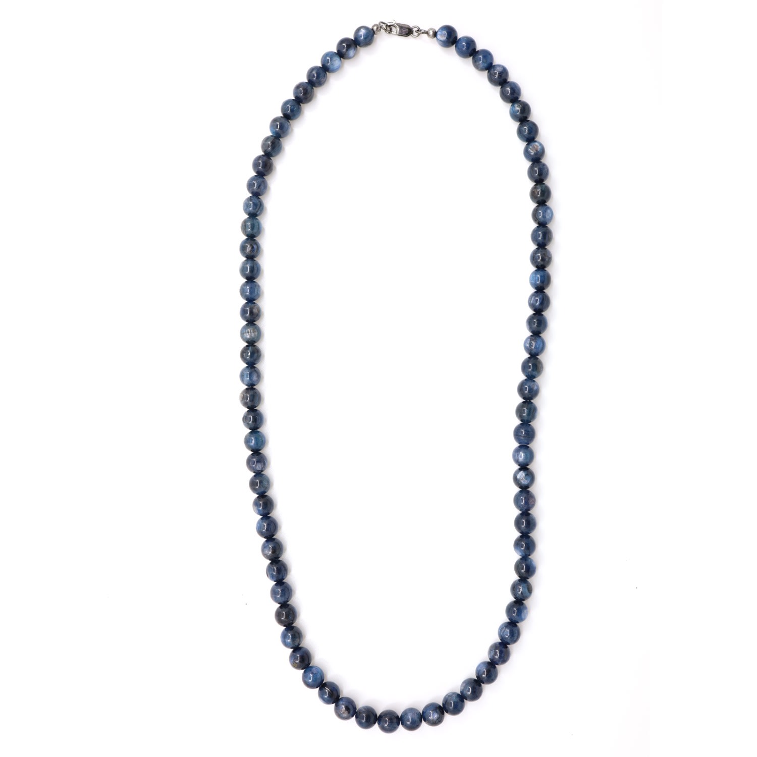 Shar Oke Men's Kyanite Blue Beaded Necklace In Blue