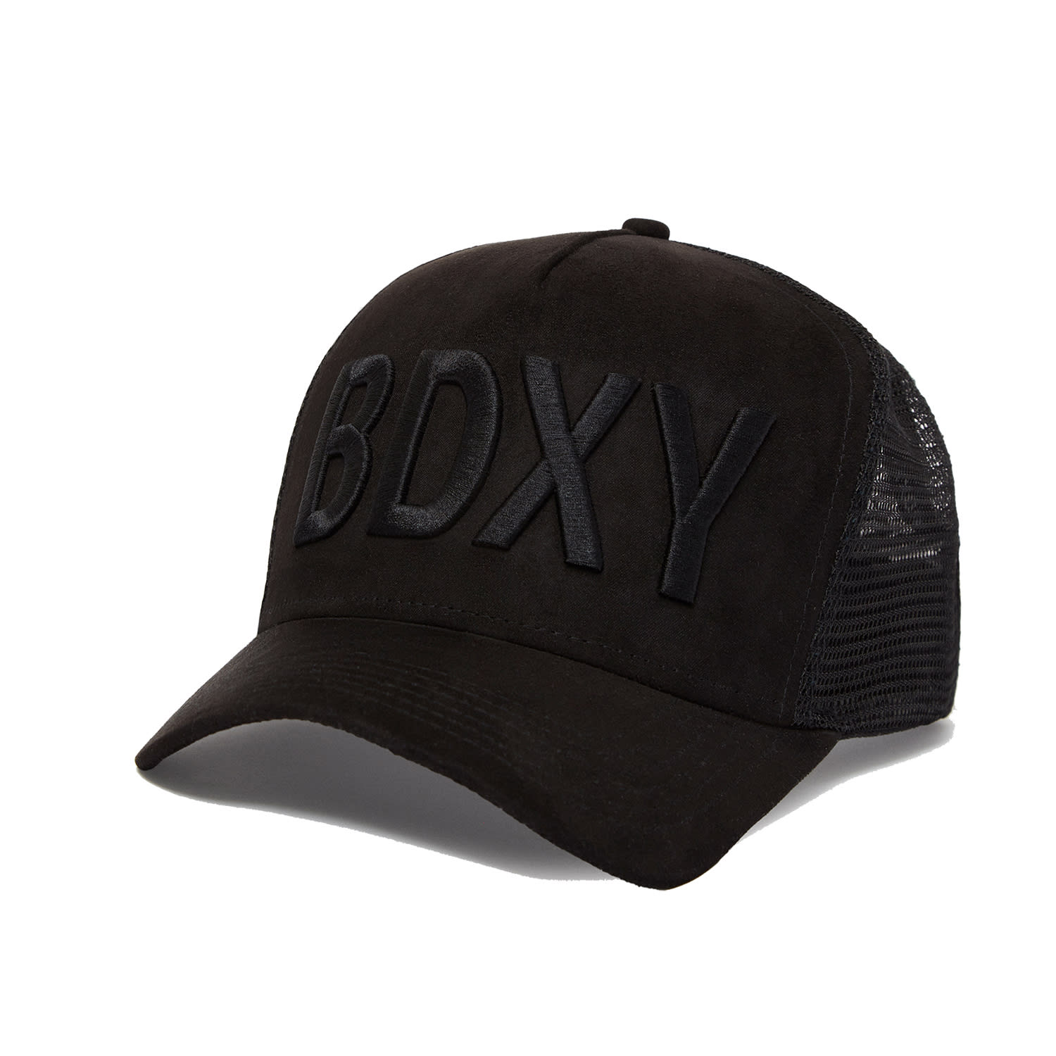 Bdxy Studio Men's Red The Gaffer Trucker Cap - Black