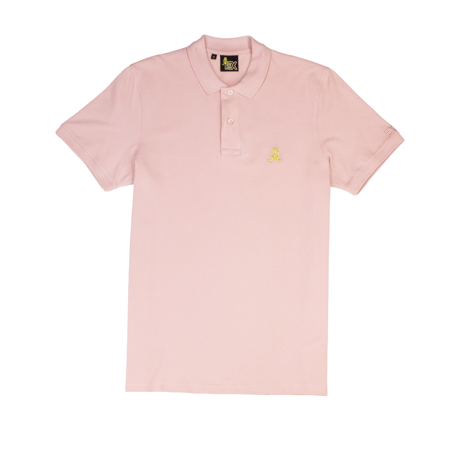 Eight X Men's Adrián Frog Gold Edition Polo - Pink In Pink
