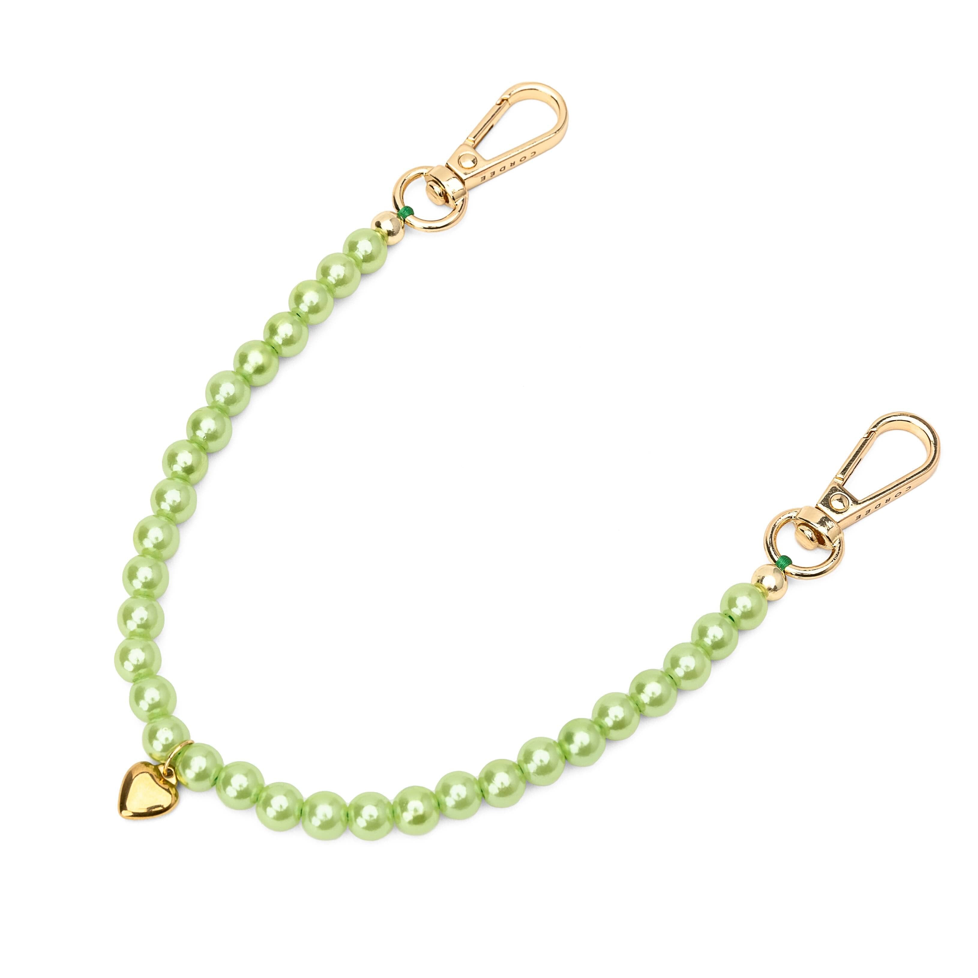 Cordée Cases Pearl Phone Wristlet Meadow Green In Green