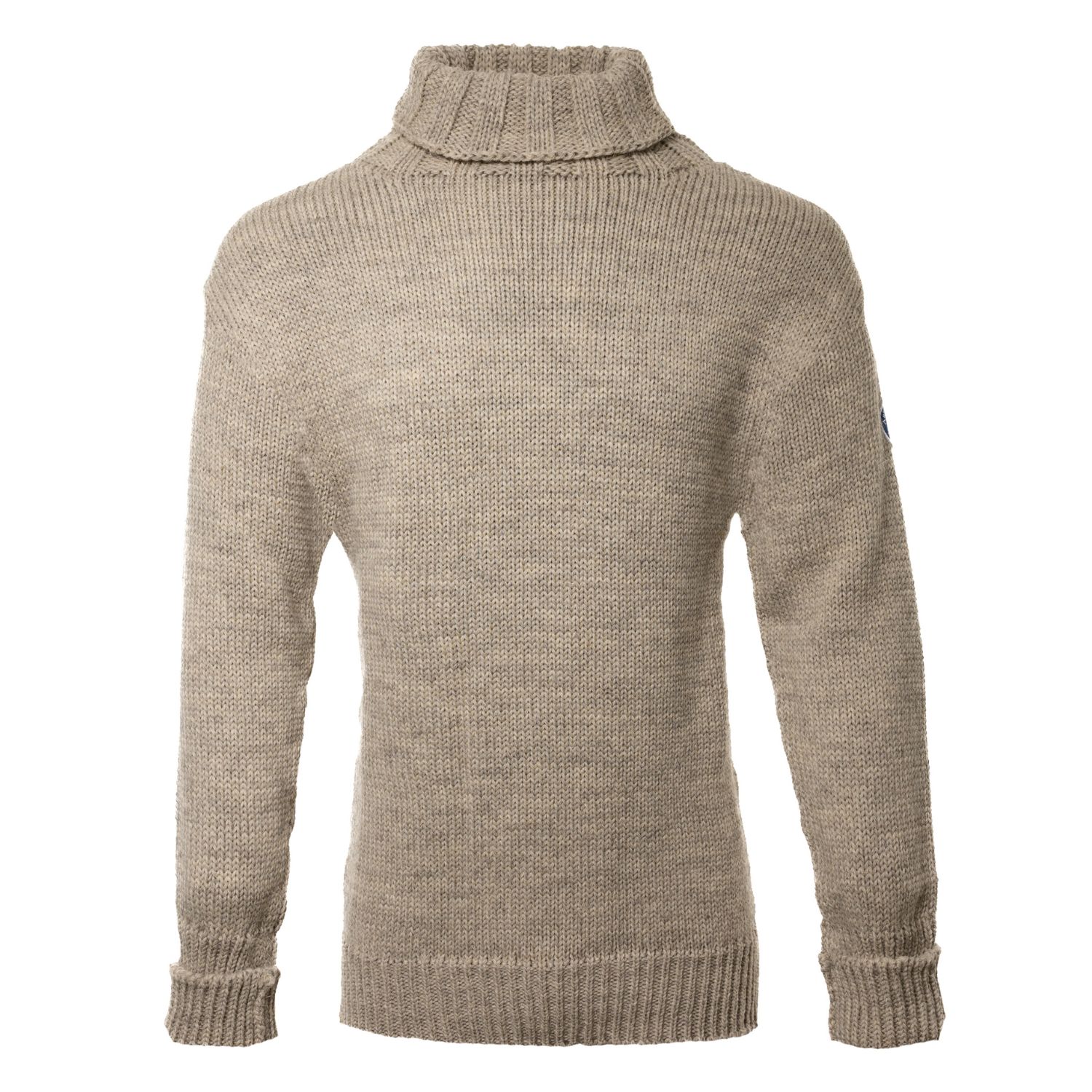 Arthur Beale Men's Grey / Neutrals  Oiled Wool Beerenberg Pullover - Light Welsh Grey In Grey
