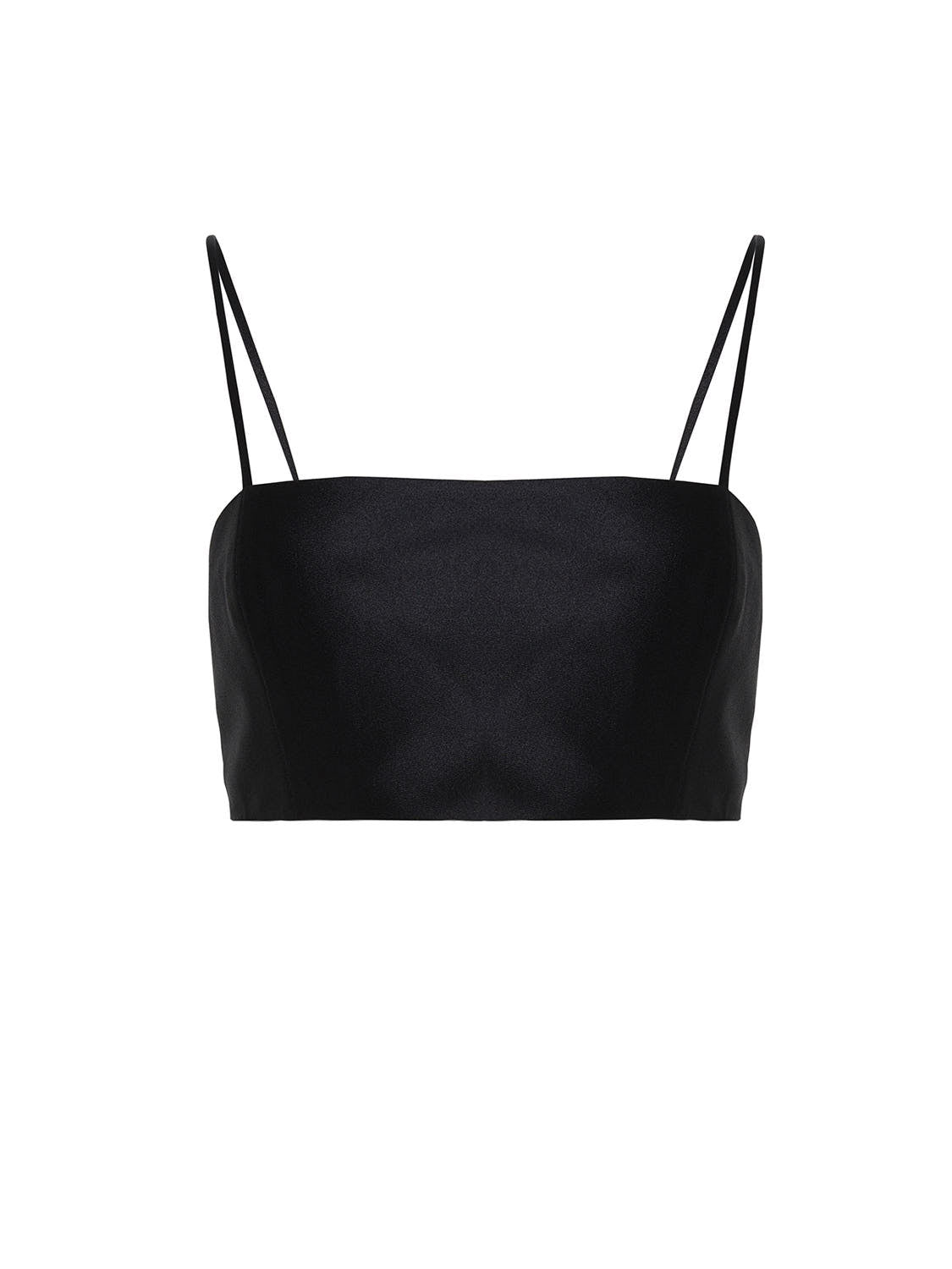 Spaghetti Strap Crop Top Black, NOCTURNE