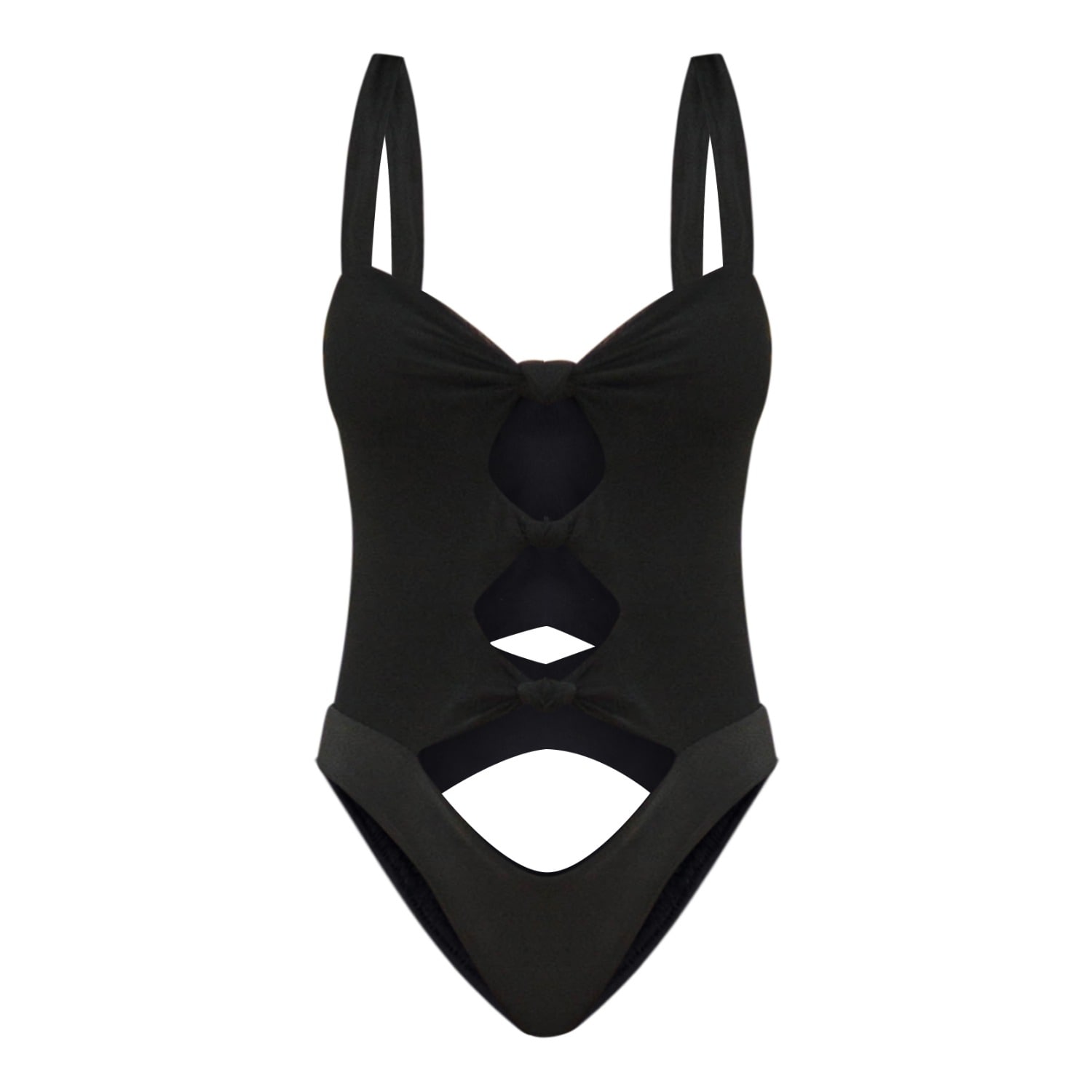 L’animal Women's Black Sail One Piece In Black