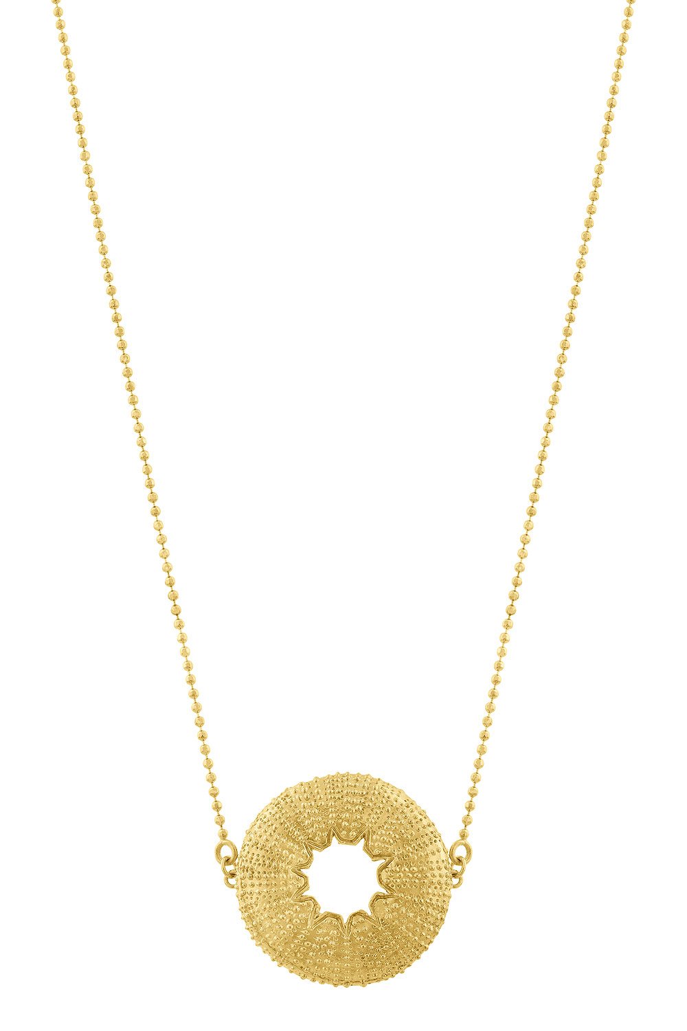 Women’s Gold Necklace Sea Urchin Small Sophie Simone Designs