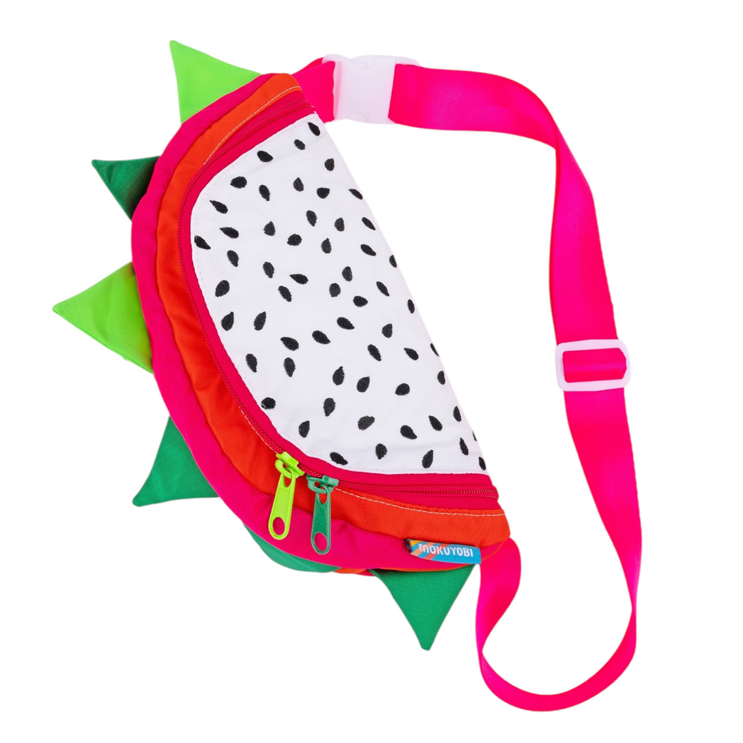 Mokuyobi Women's Green / Pink / Purple Dragonfruit Fanny Pack In Green/pink/purple