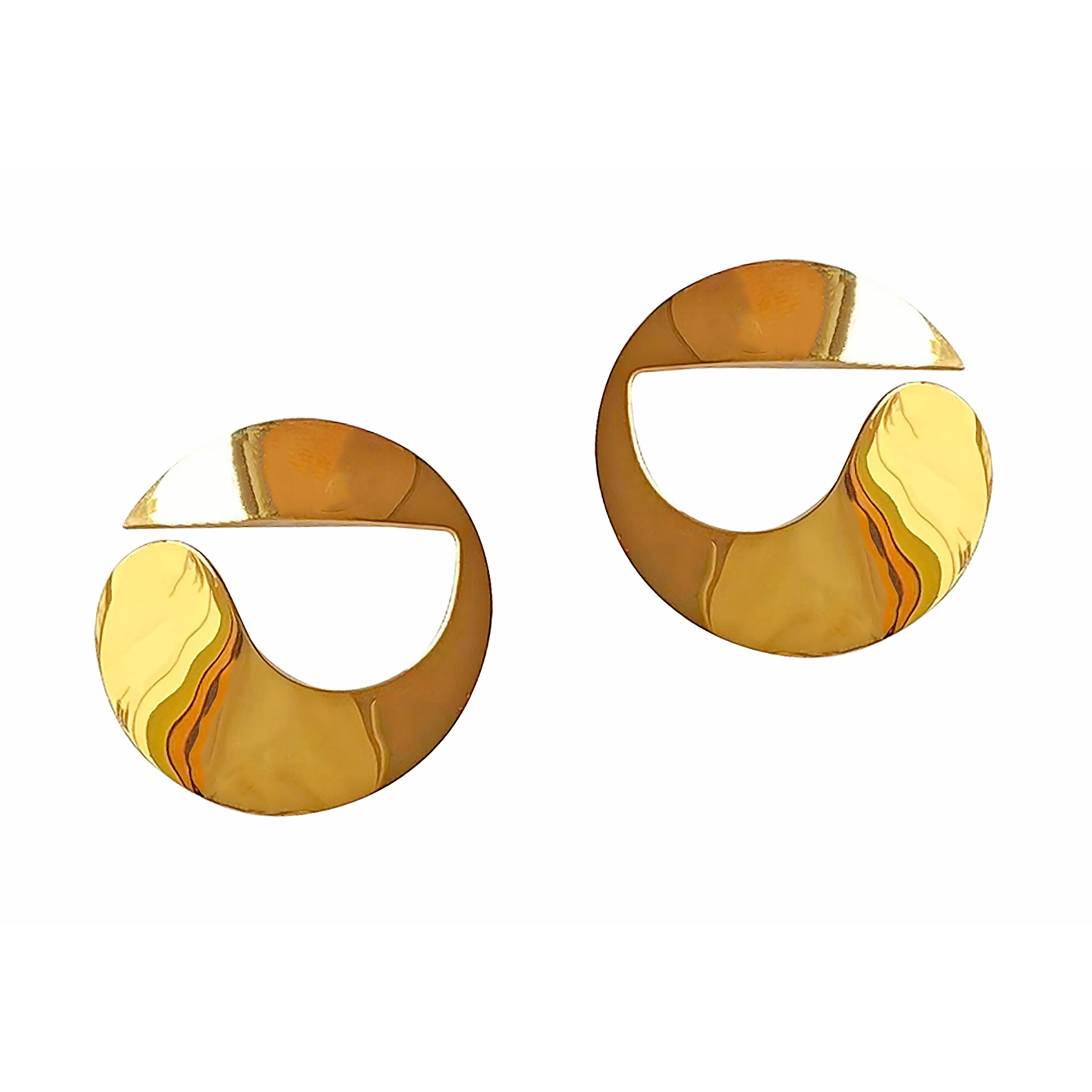 Women's Gold Stephanie Earrings | Smilla Brav