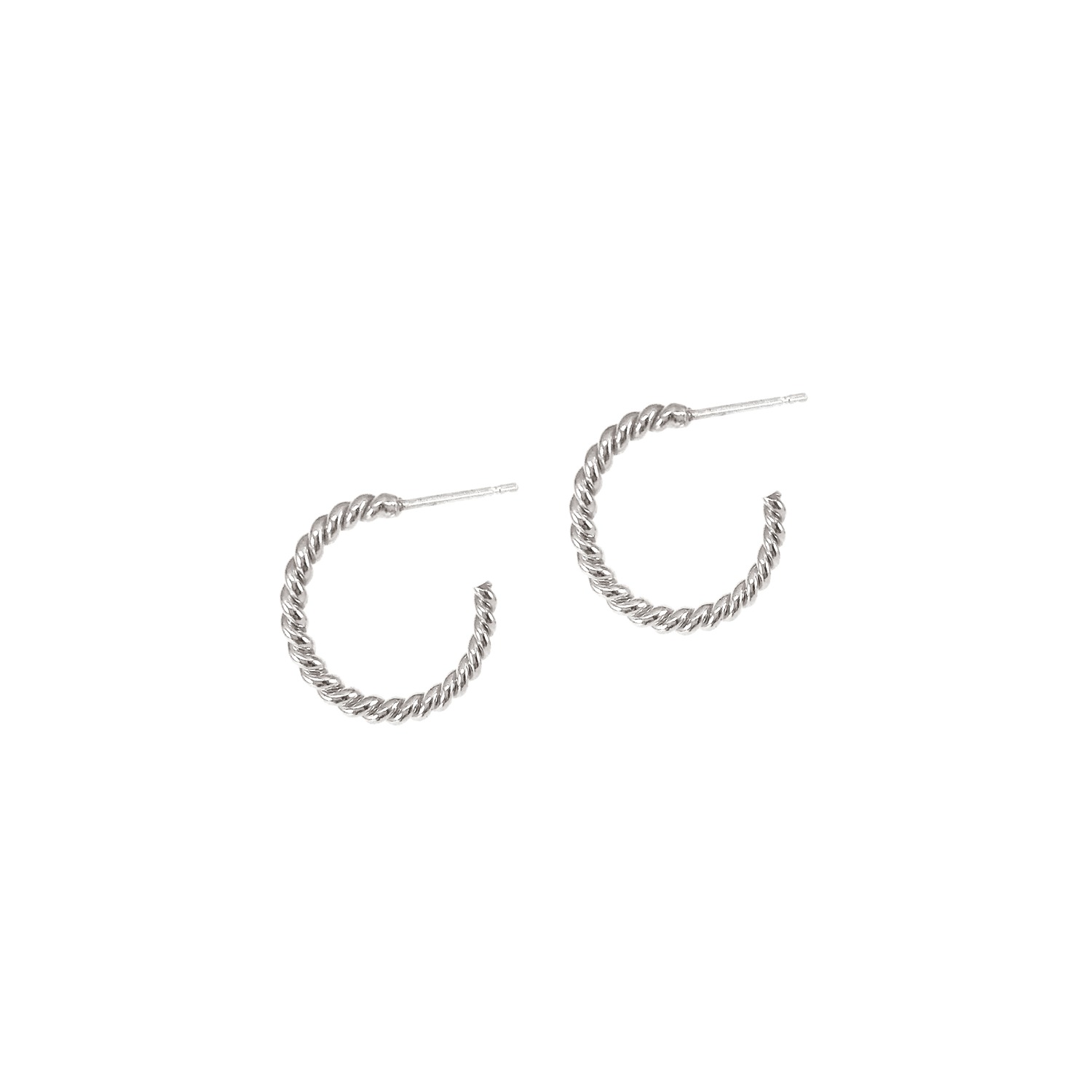 Women’s Helix Hoops Small Silver Biko