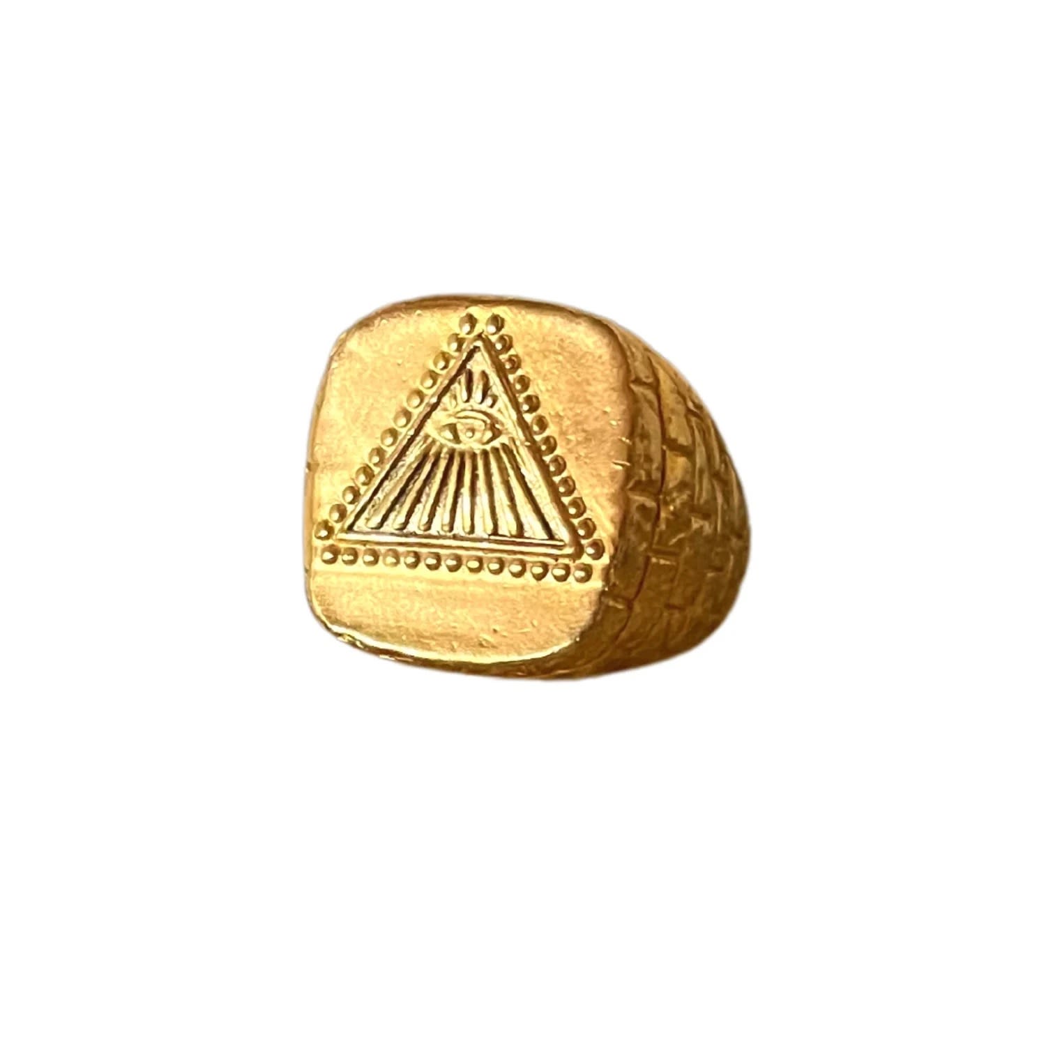 Men’s Gold Illuminati Ring Wild Sons