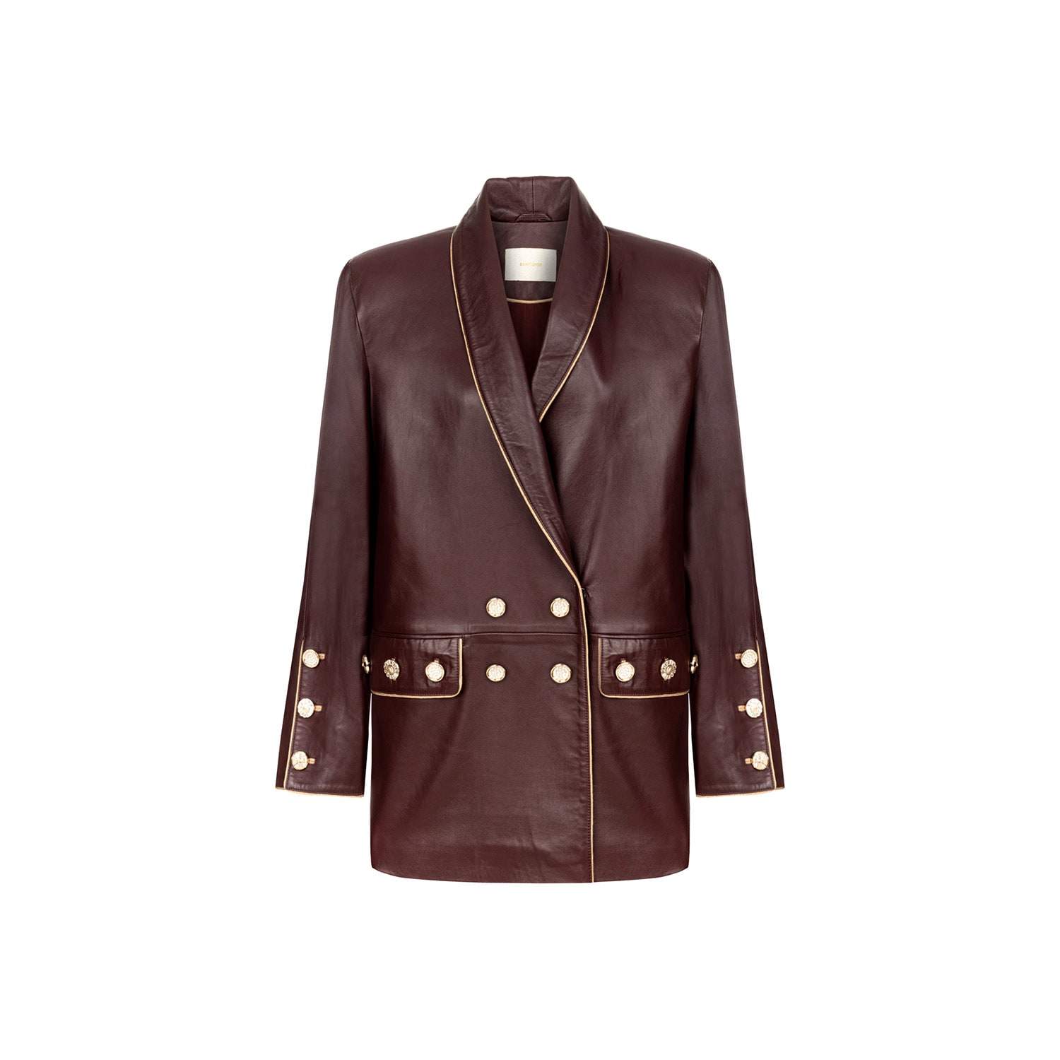 Women's Red Rox Leather Jacket | Extra Small | Saint Ones