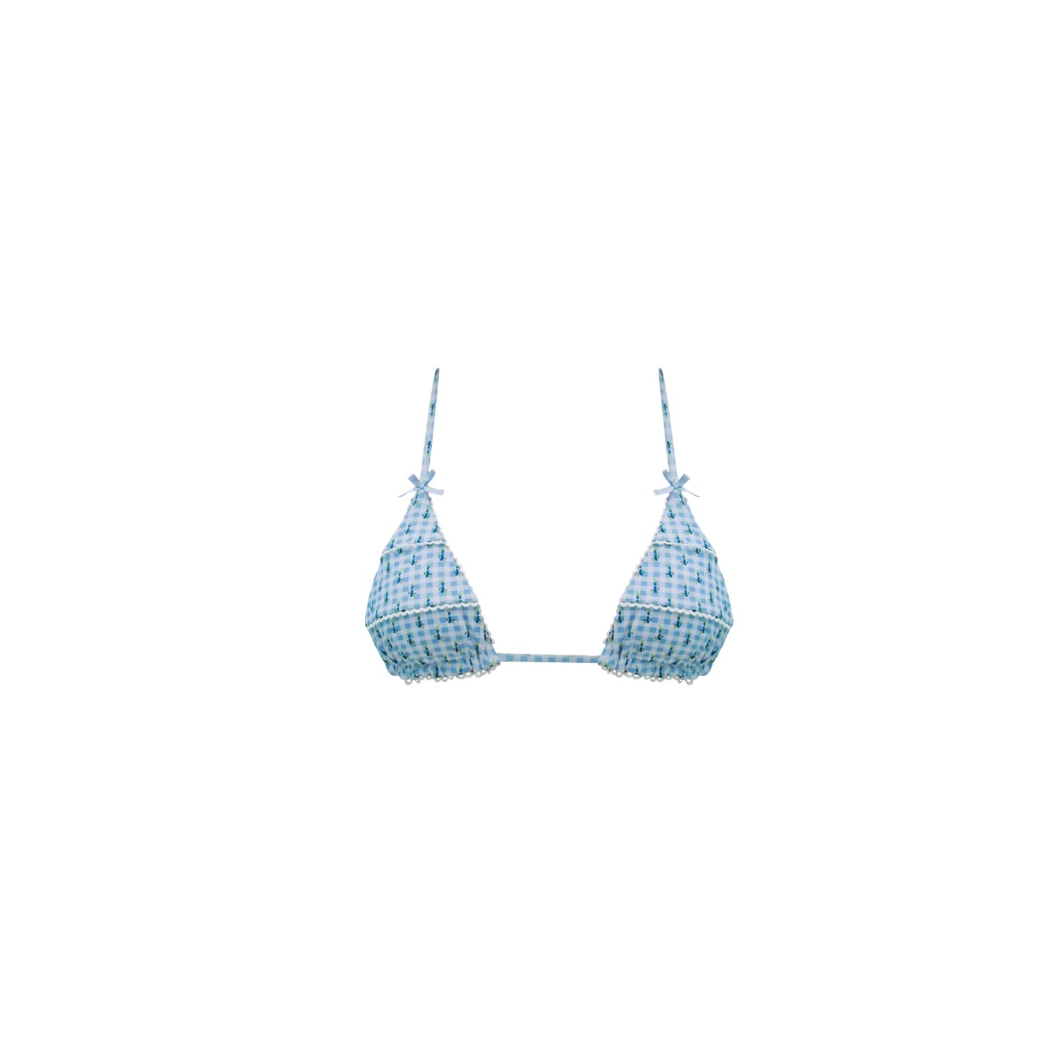 Ivy Swimwear Women's Juliet In Blueberry Pie Bikini Top In Blue