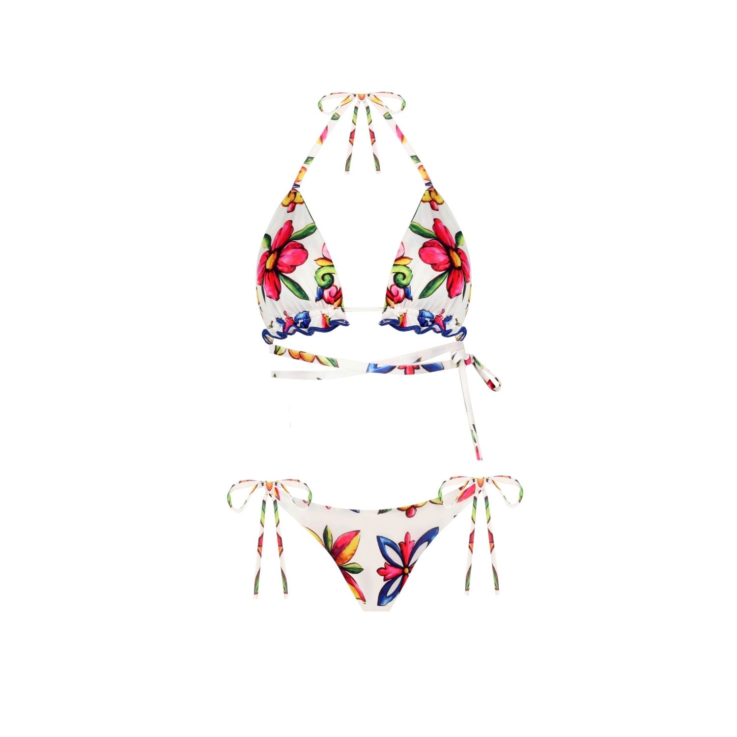 Nur Karaata Women's Sicilia Triangle Bikini Set