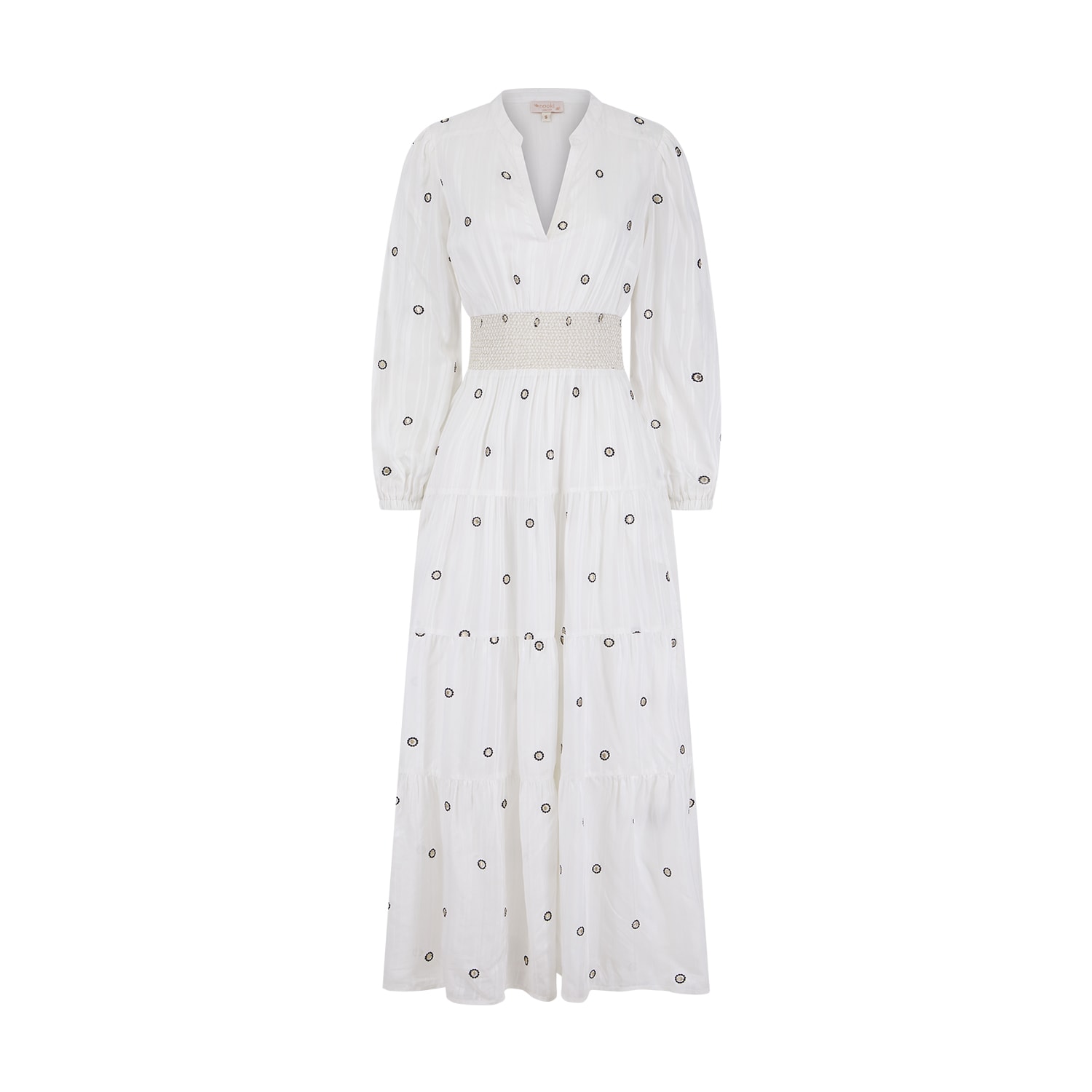 Nooki Design Women's White Chloe Maxi Dress