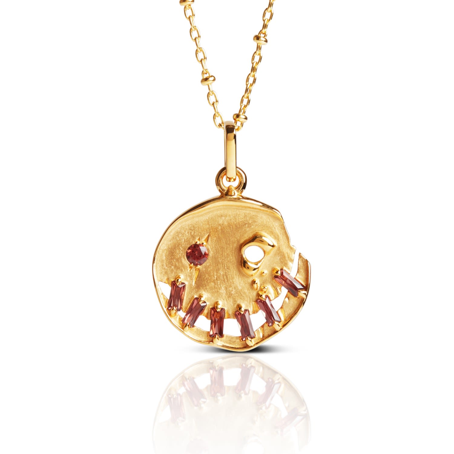 Kasun Women's Smile! January - Gold Vermeil In Gold