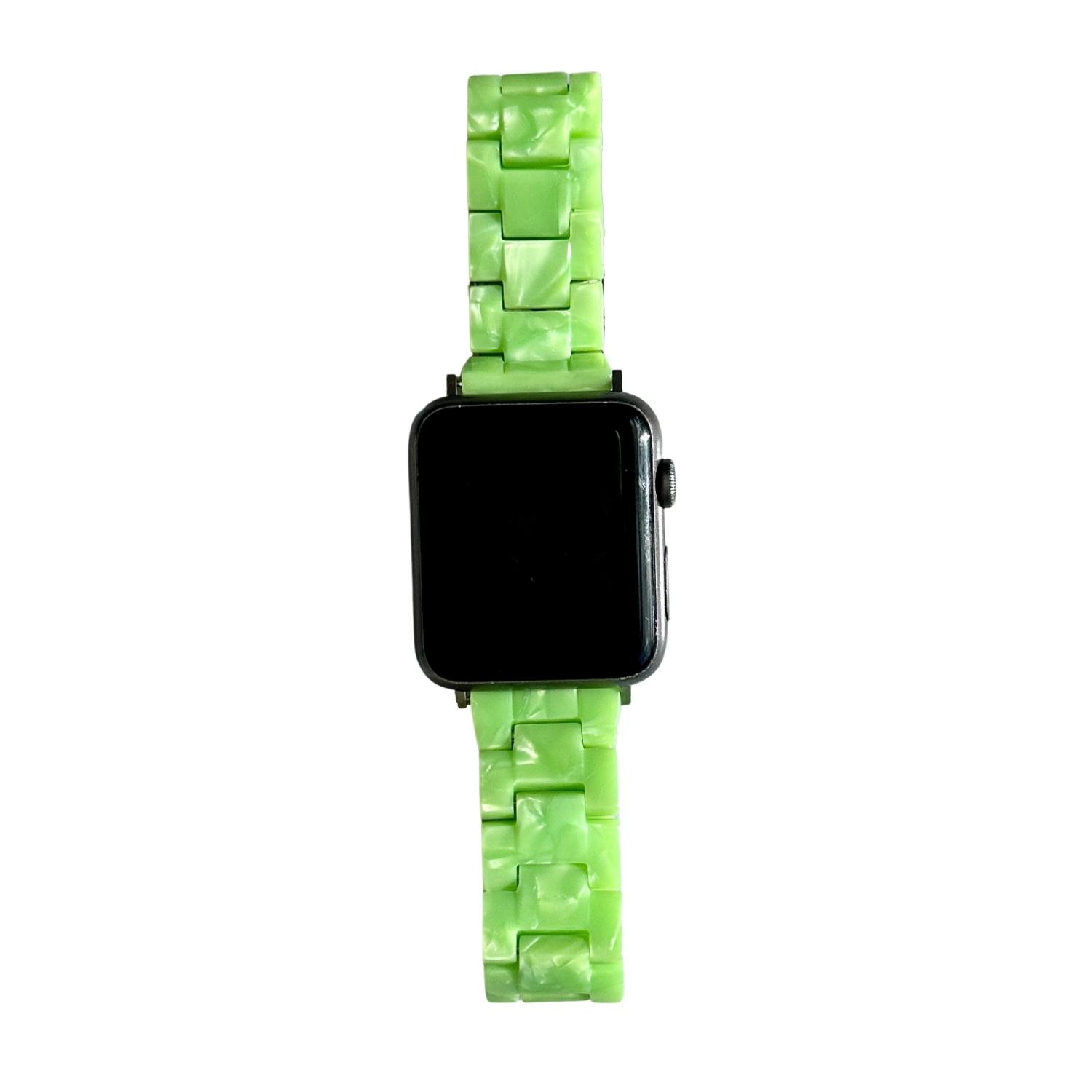 Closet Rehab Women's Green Apple Watch Band In Feelin' Just Lime