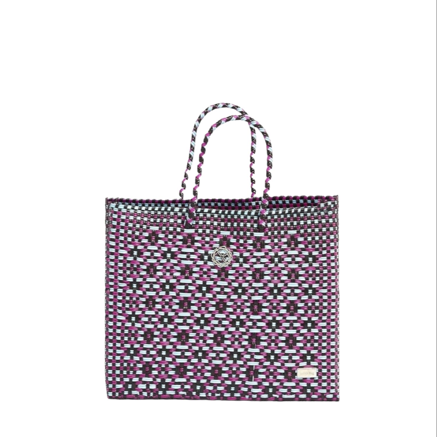 Women’s Blue / Pink / Purple Small Pink Blue Patterned Tote Bag Lolas Bag