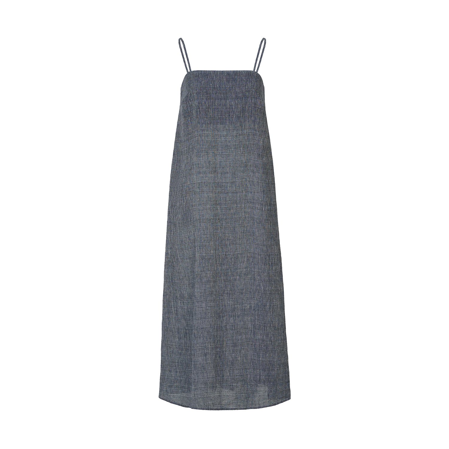 The Summer Edit Women's Blue Blake Luxe Linen Bandeau Dress - Indigo In Blue