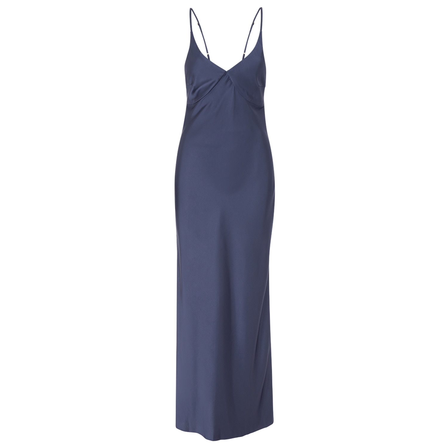 Mykaftan Women's Slip Dress In Space Blue In Blue