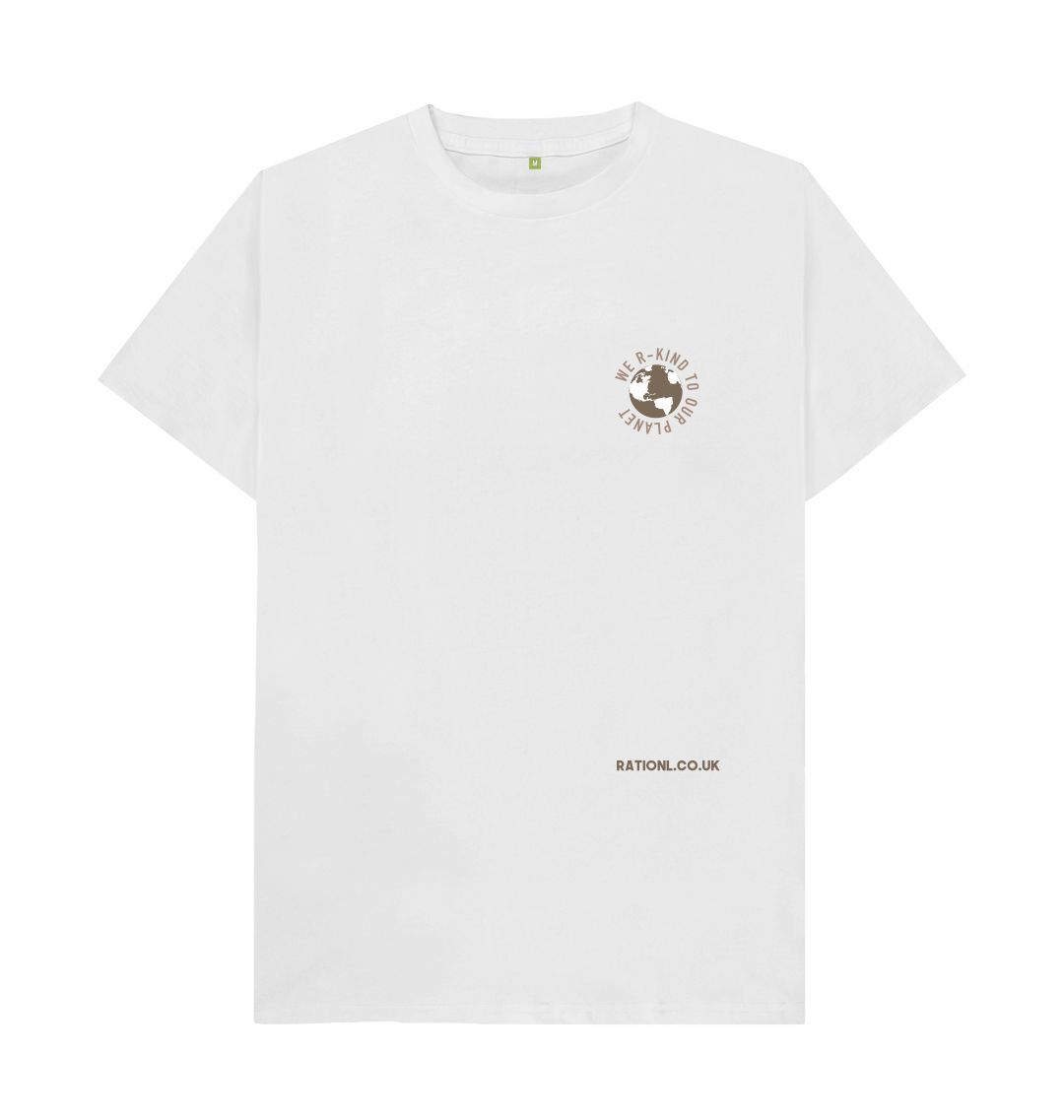 Men’s R Kind T-Shirt - White Extra Small Ration. l