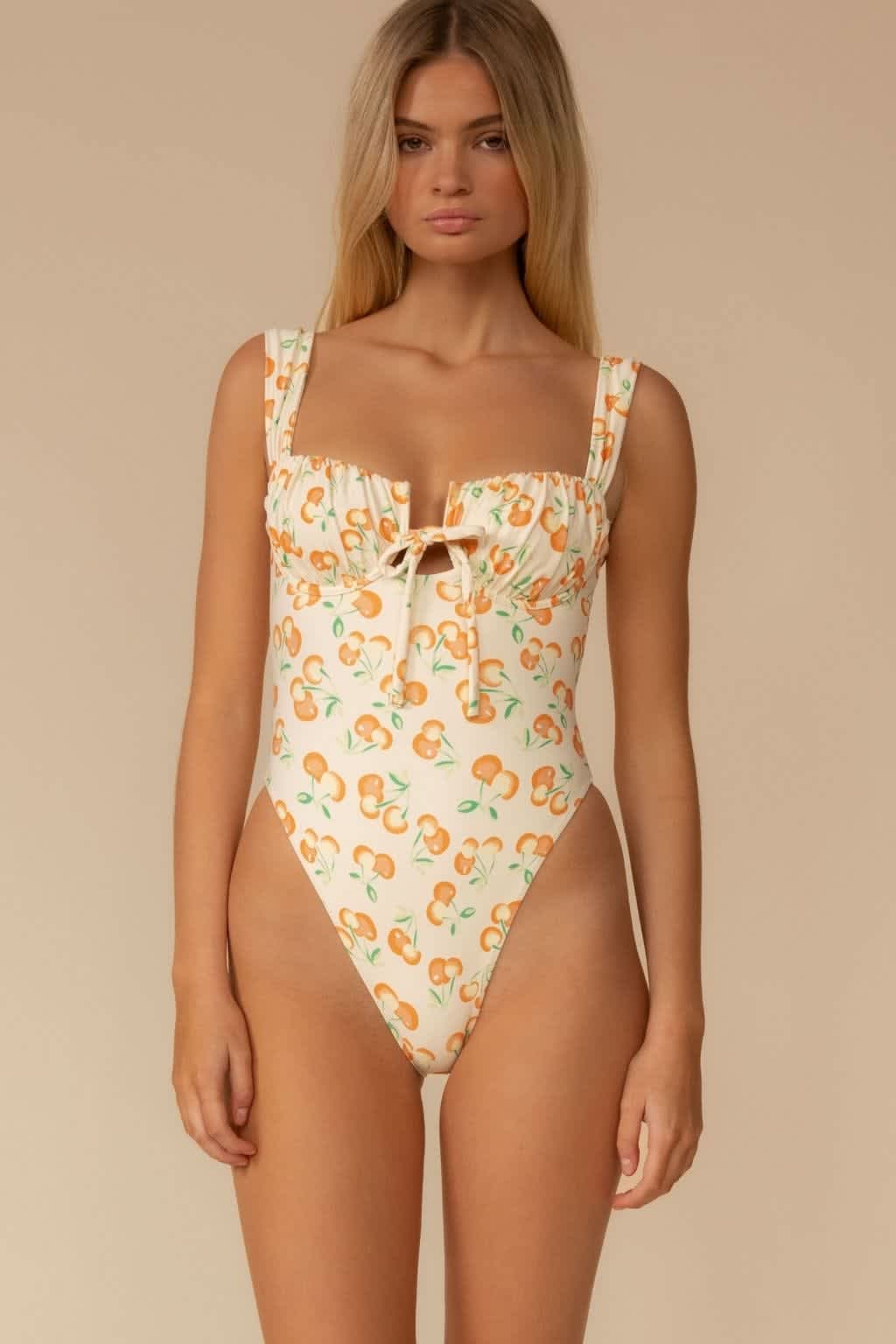 Cherry Sherbet Petal Variation One-Piece | Montce Swim | Wolf & Badger