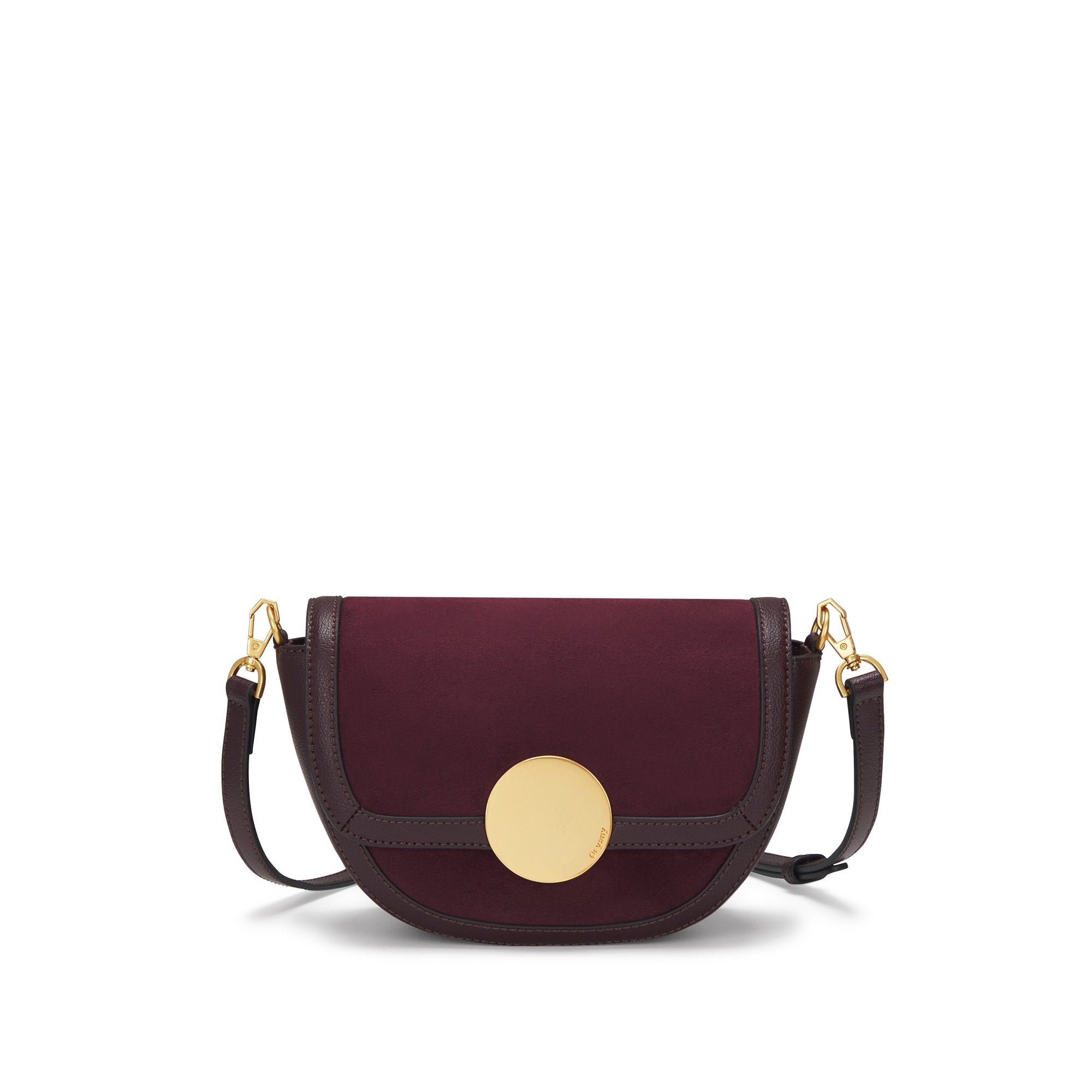 Oryany Lottie Eco Suede Crossbody Bag In Red