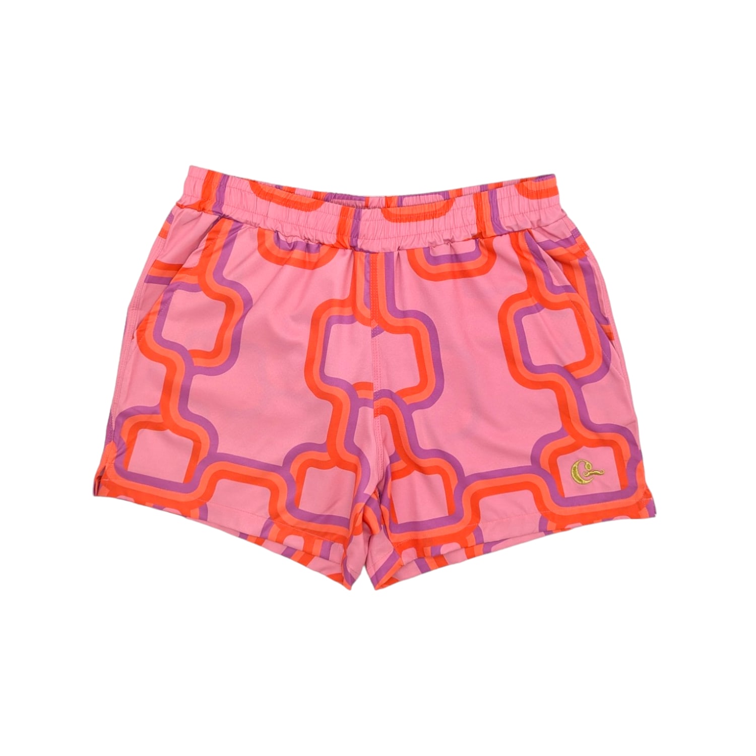 Julia Clancey Men's Pink / Purple South Bay Boardie In Pink Link In Pink/purple