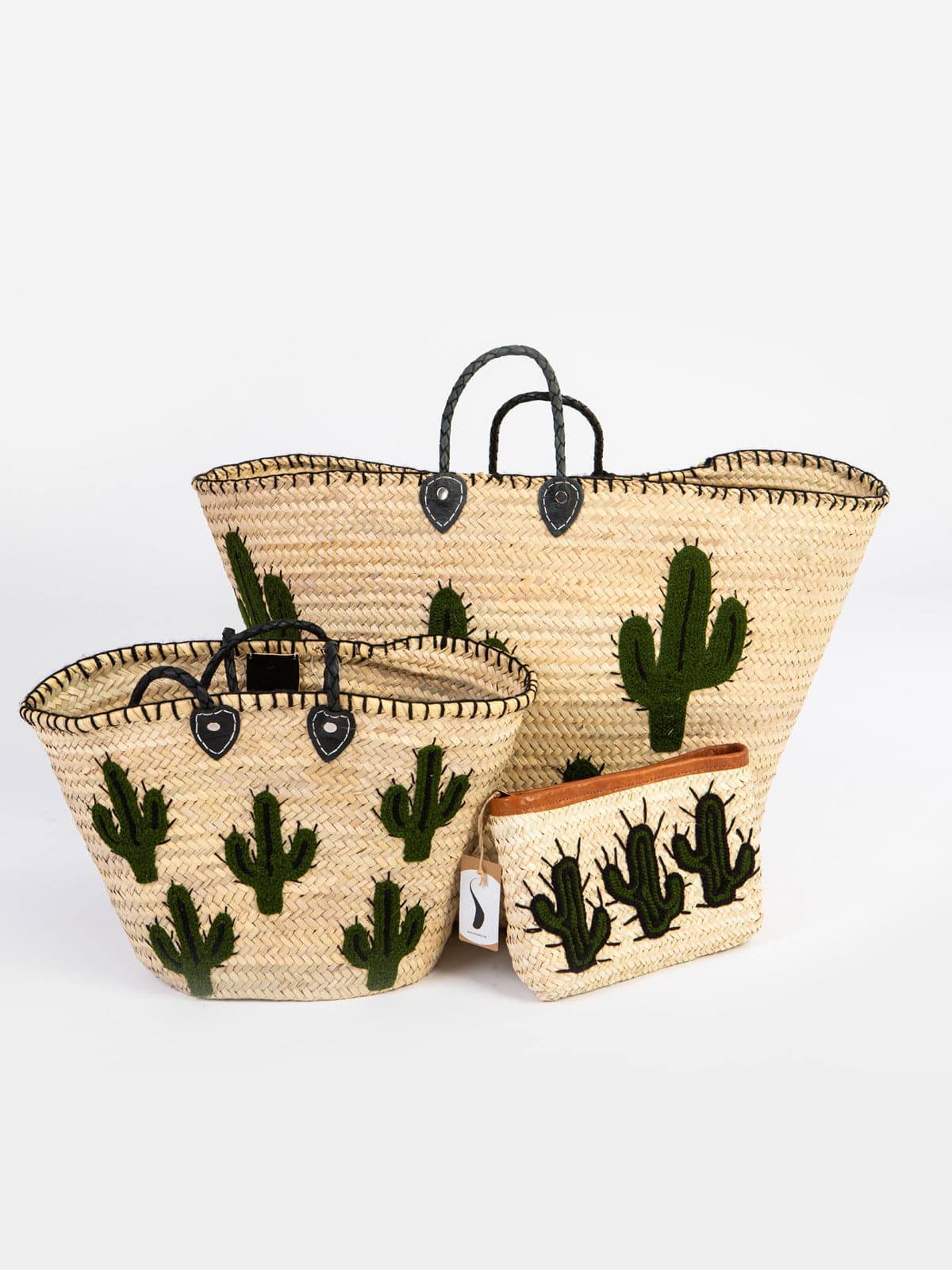 Straw Beach Bag Cactus