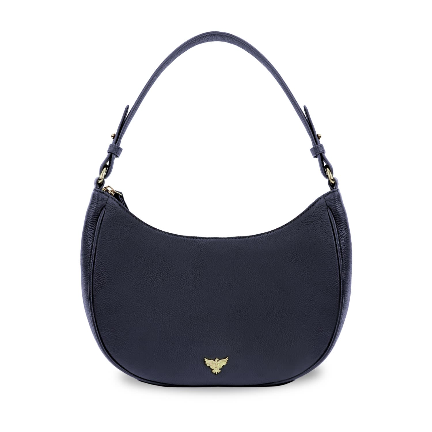 Women's Blue The Lucy Navy Leather Bag | One Size | Apatchy London