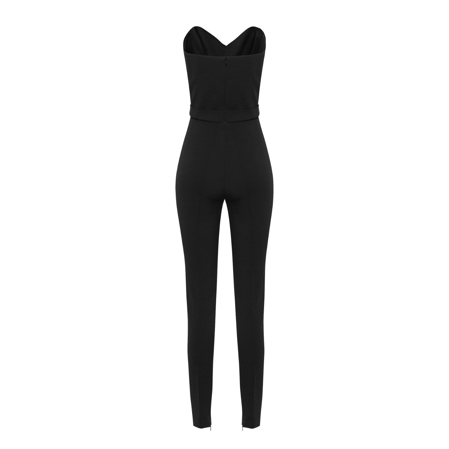 Black Silky Corset Jumpsuit – Be the Aura