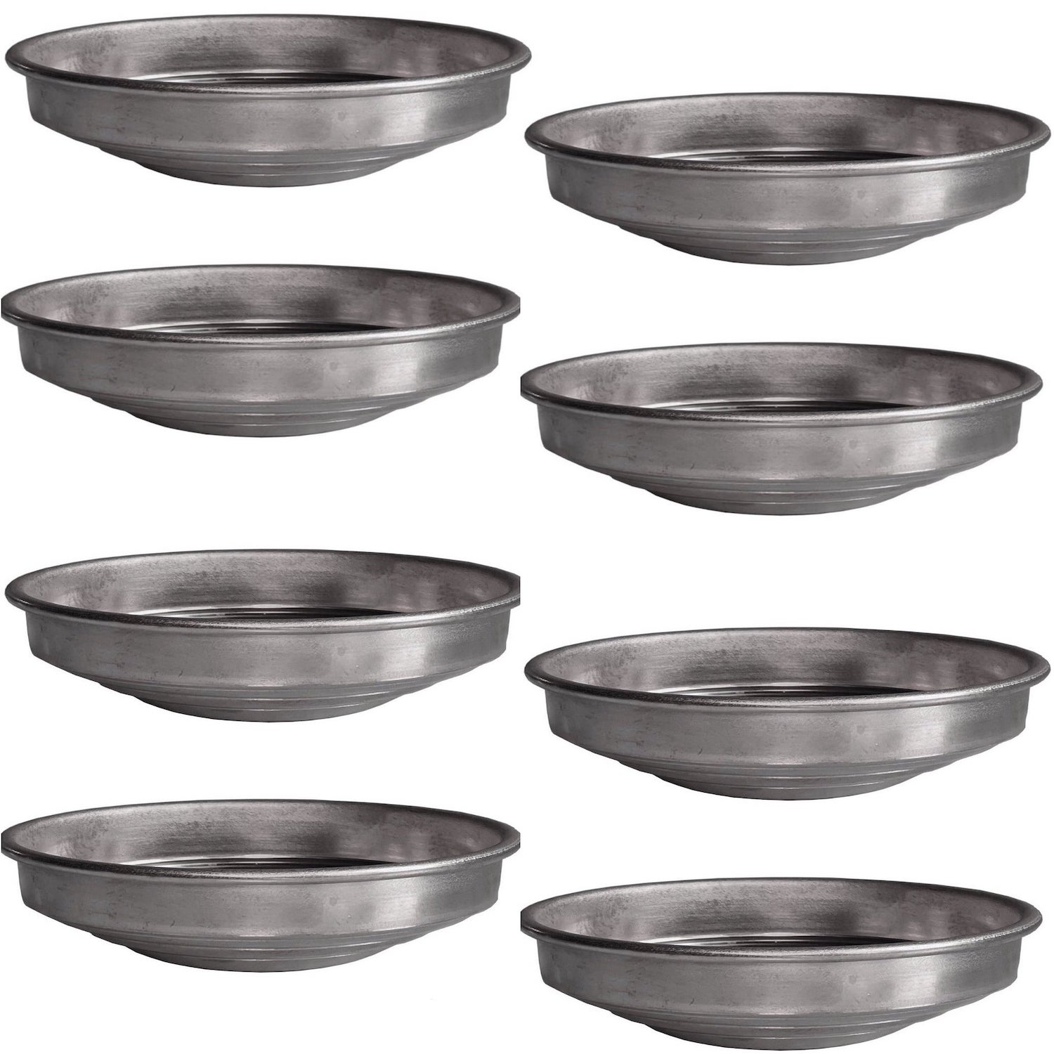 Caspal Silver Gift Set Aluminium Dessert Bowls – Handmade Italian Design