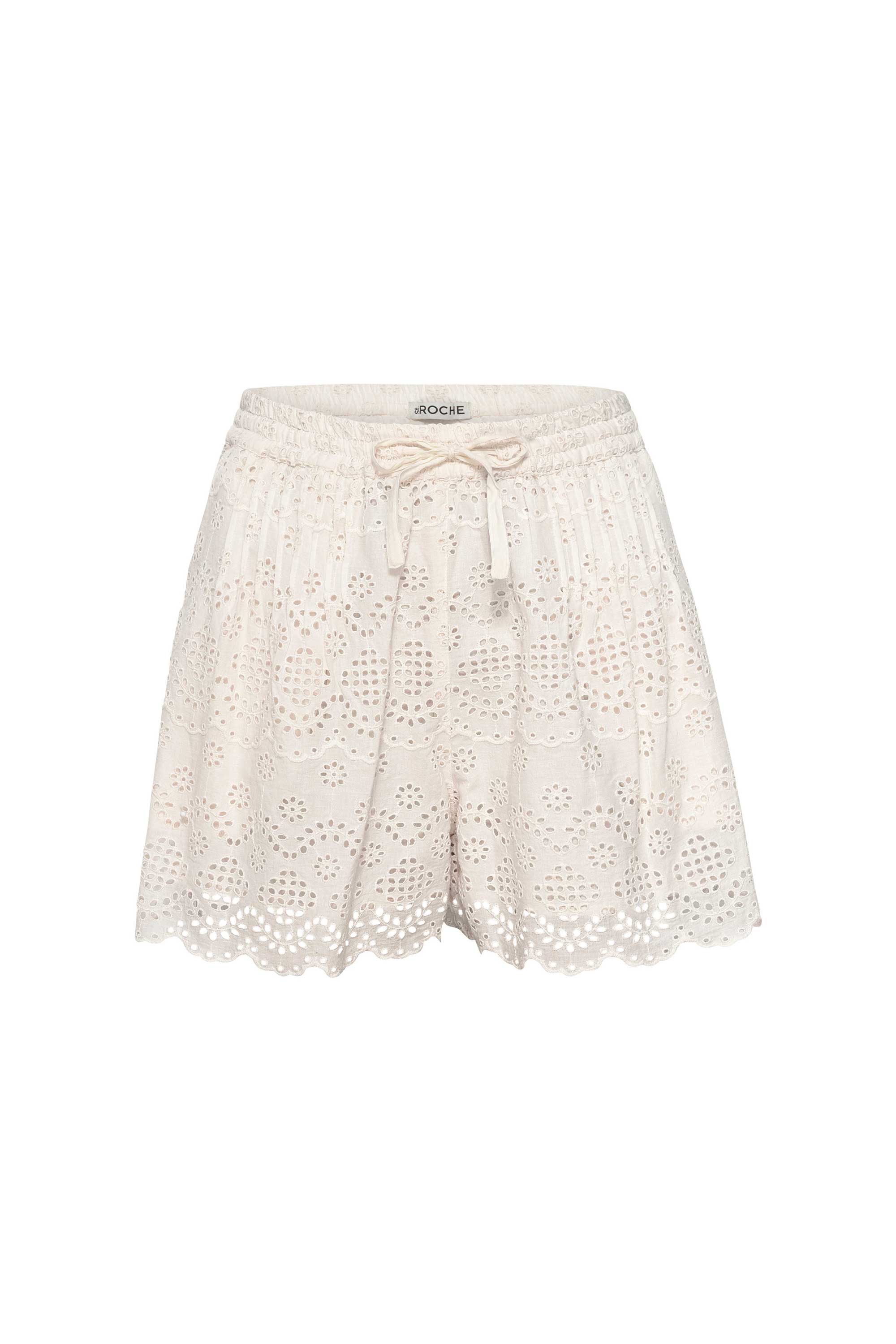 White Harper Shorts - Vanilla Small St. Roche