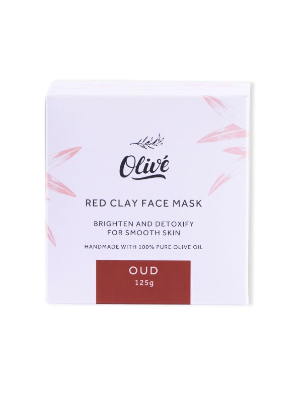 Neutrals Oliv Red Clay Facial Mask - Oud Oliv by the Olive Soap Company