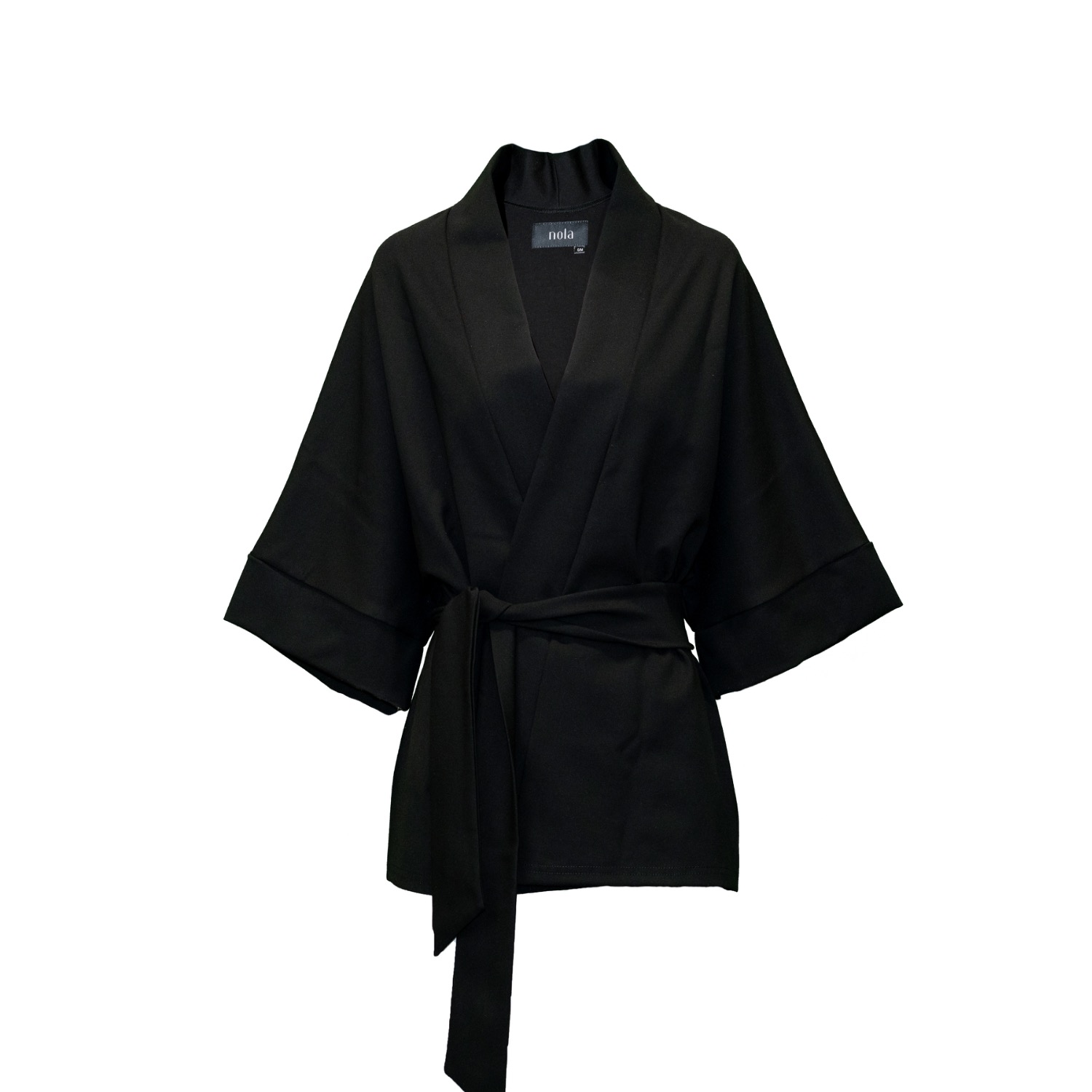 Nola Women's Black  Kimono Jacket In Black
