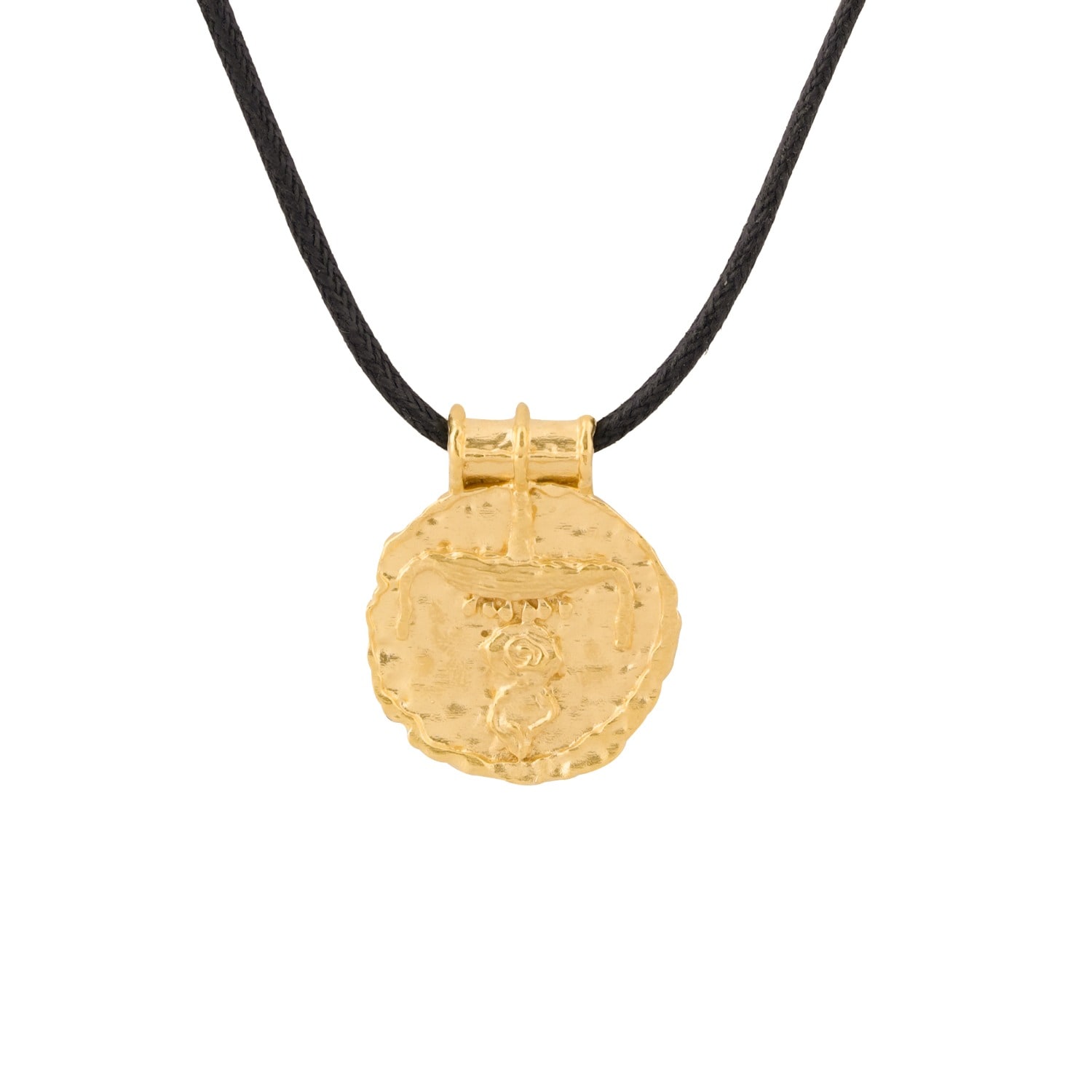 Kensho Heirlooms Women's Gold The Miracle Within Black Thread In Gold