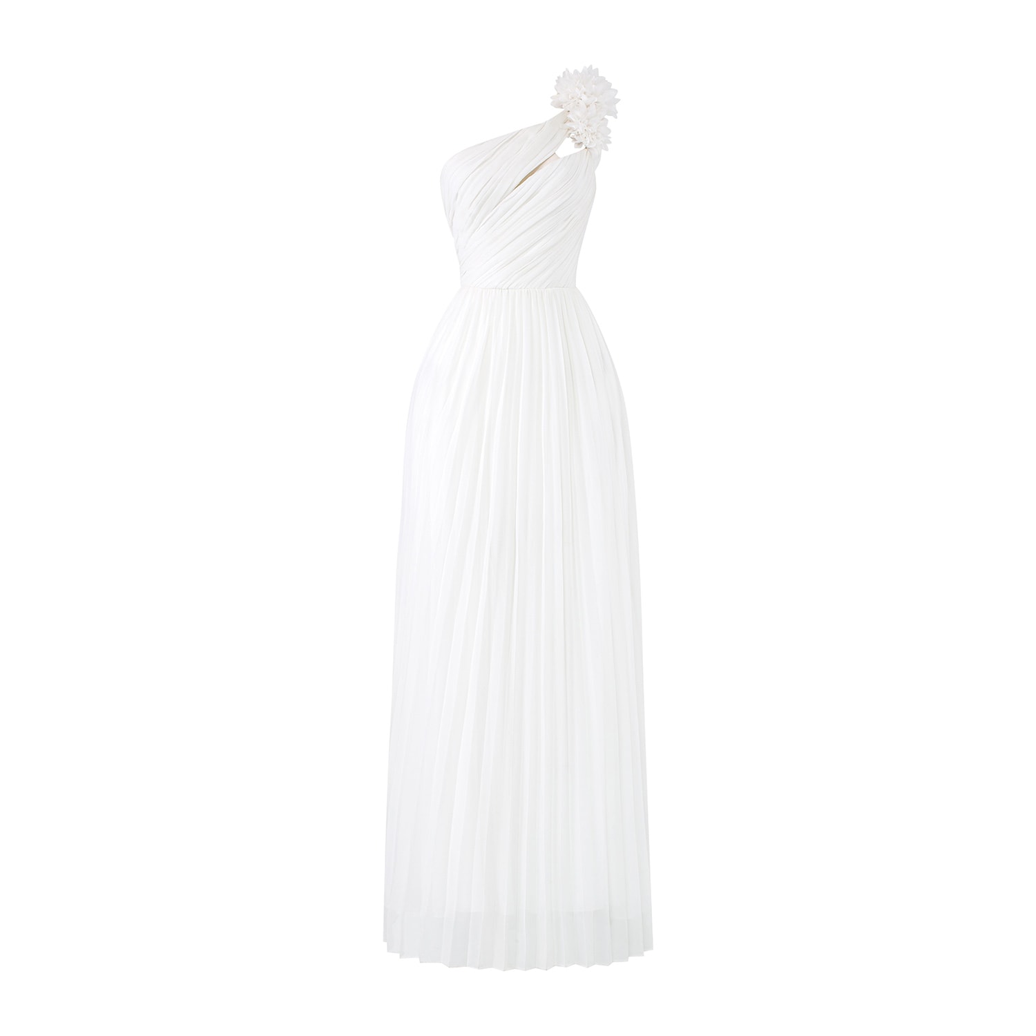 Women’s Jaylee Chiffon Maxi Dress - White Extra Small 21Six