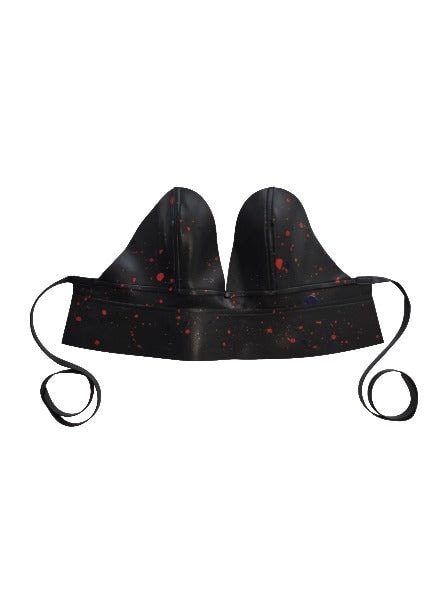 Circular Path Women's Black / Blue / Red  X Amanda Murray Reversible Wrap Corset Belt-red-blue In Multi