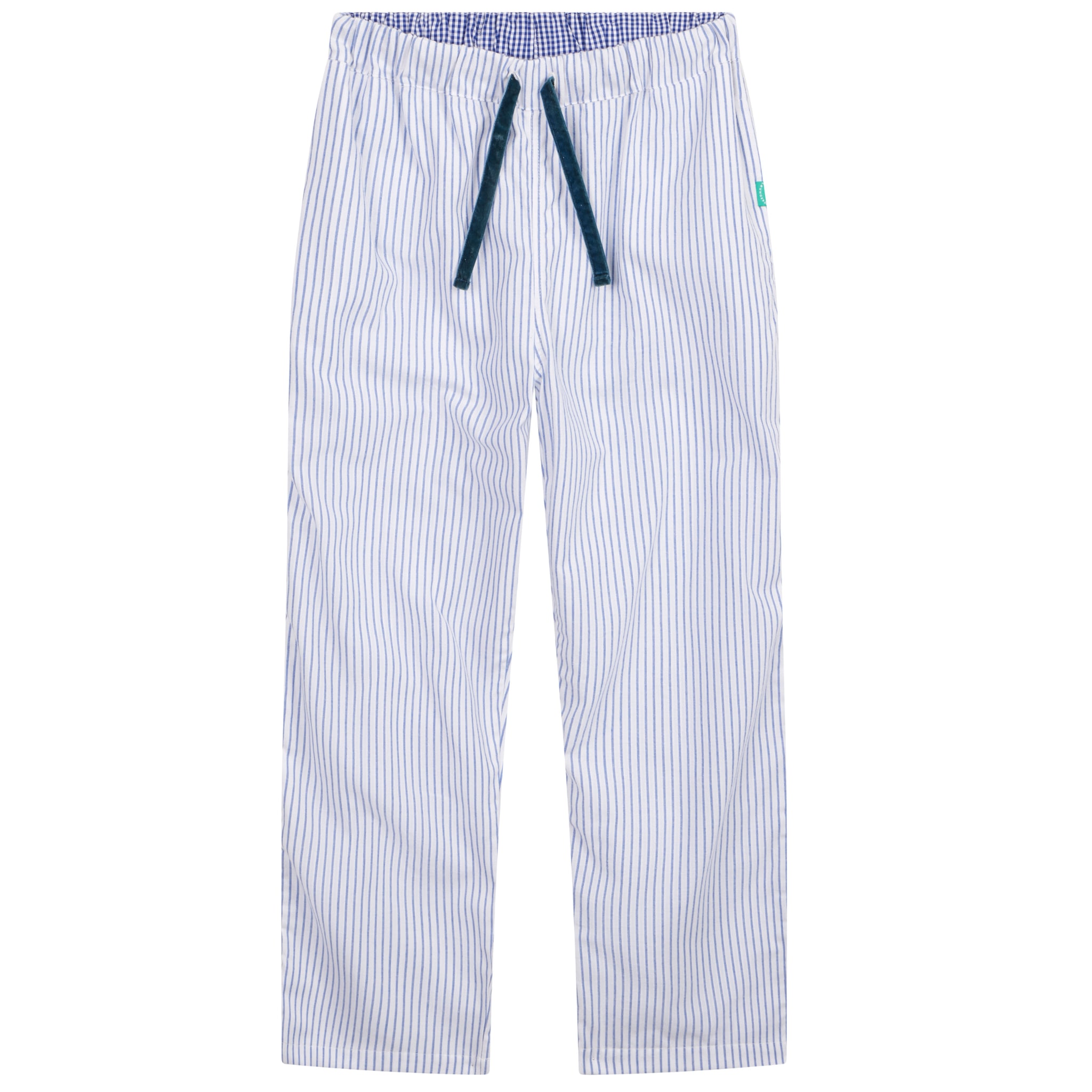 Loungers Blue / White Men's Loungewear Monk Seal Design Regular Length