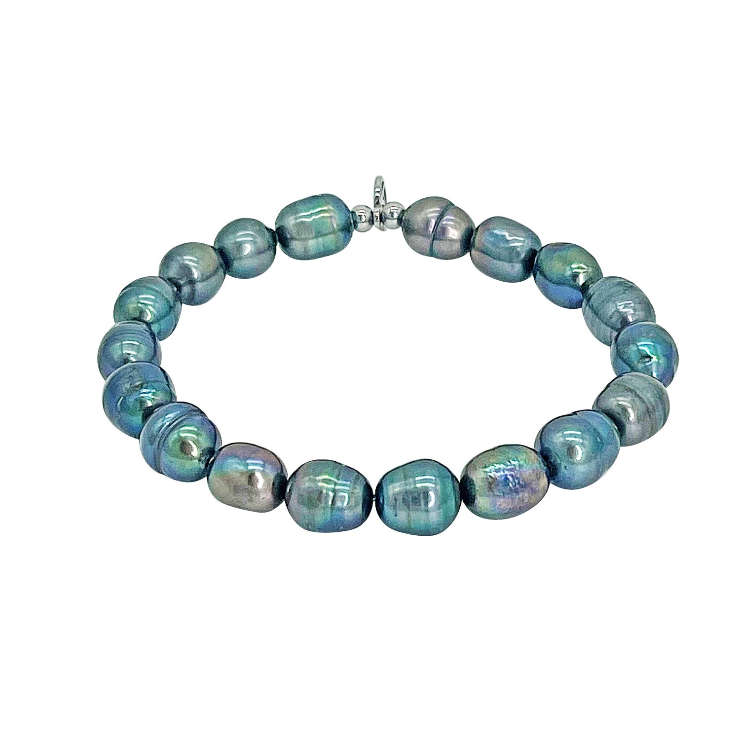 Mhart Men's Tahitian Black Pearl Bracelet