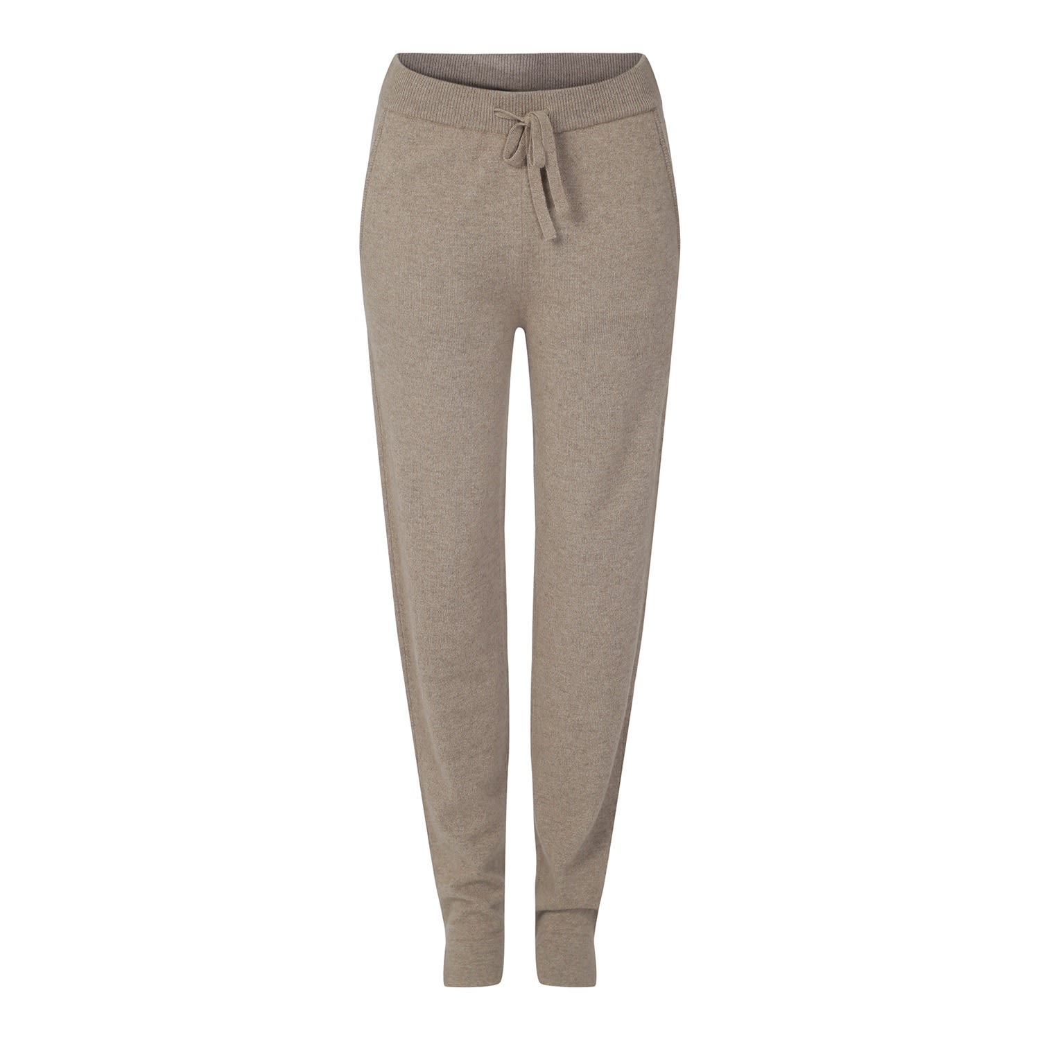 Women’s "Amalie" Cashmere Jogging Pant - Brown Melange Small Tirillm