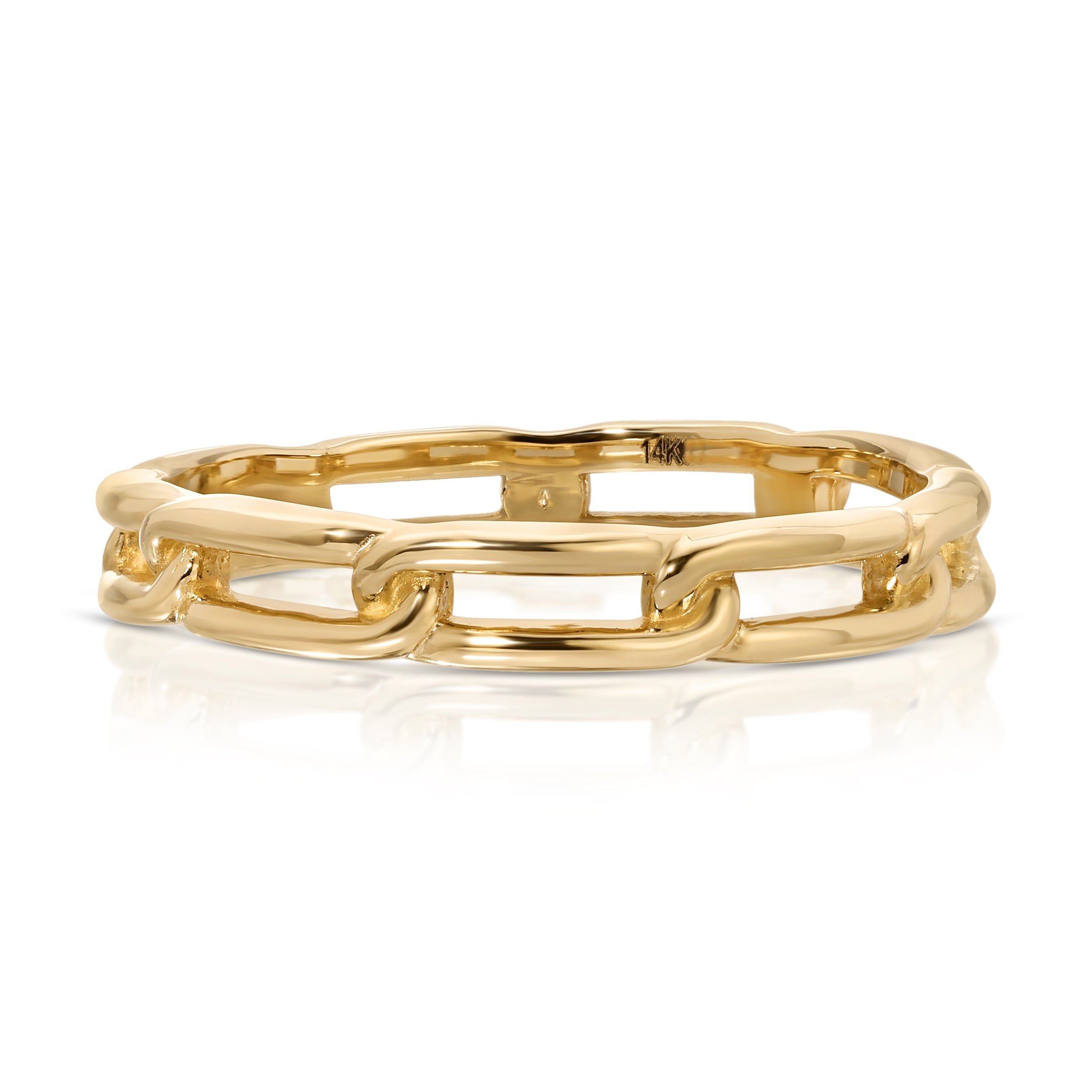 Maya Brenner Women's Gold Link Ring