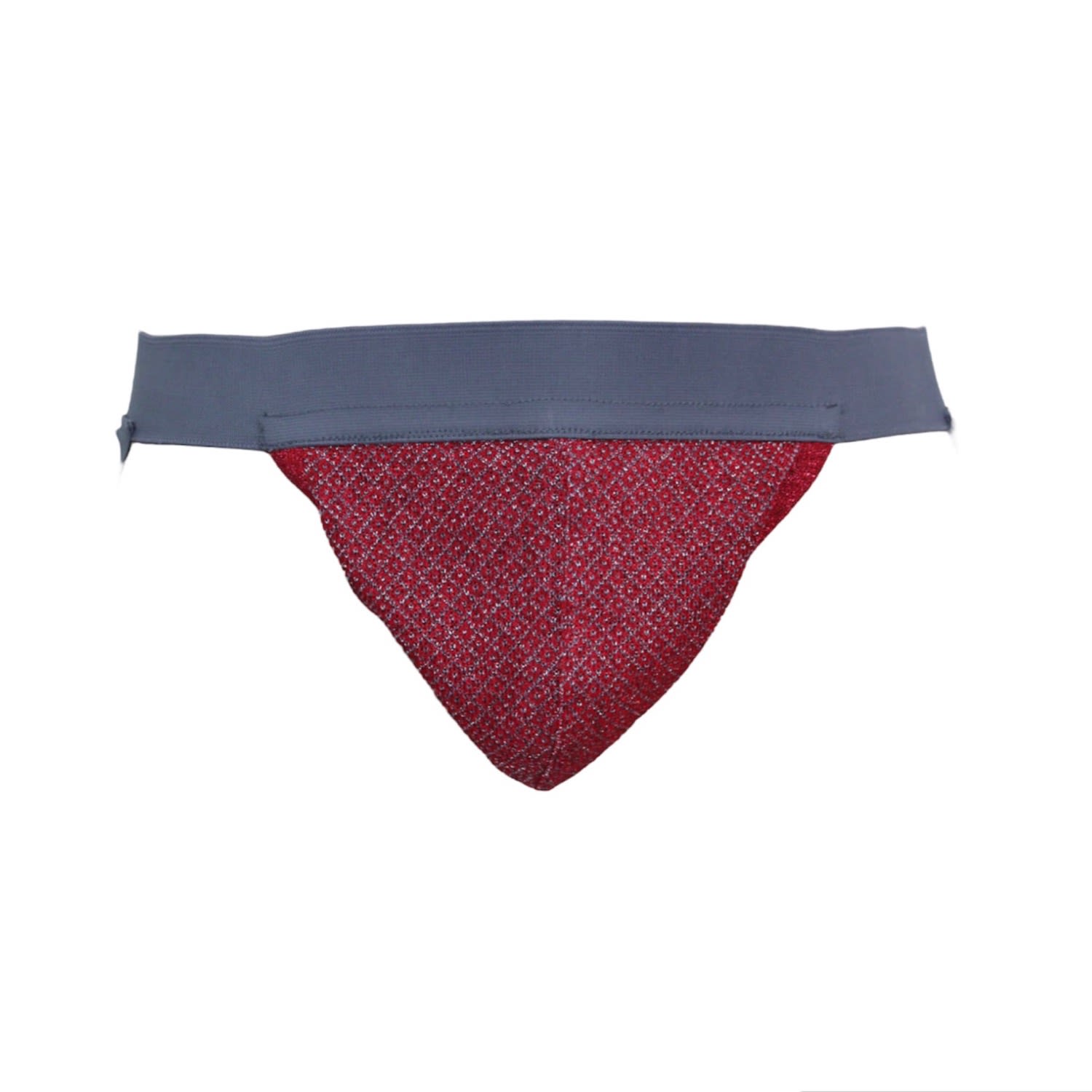 Maria Aristidou Men's Red / Silver Leo Insight Jockstrap - Red In Red/silver