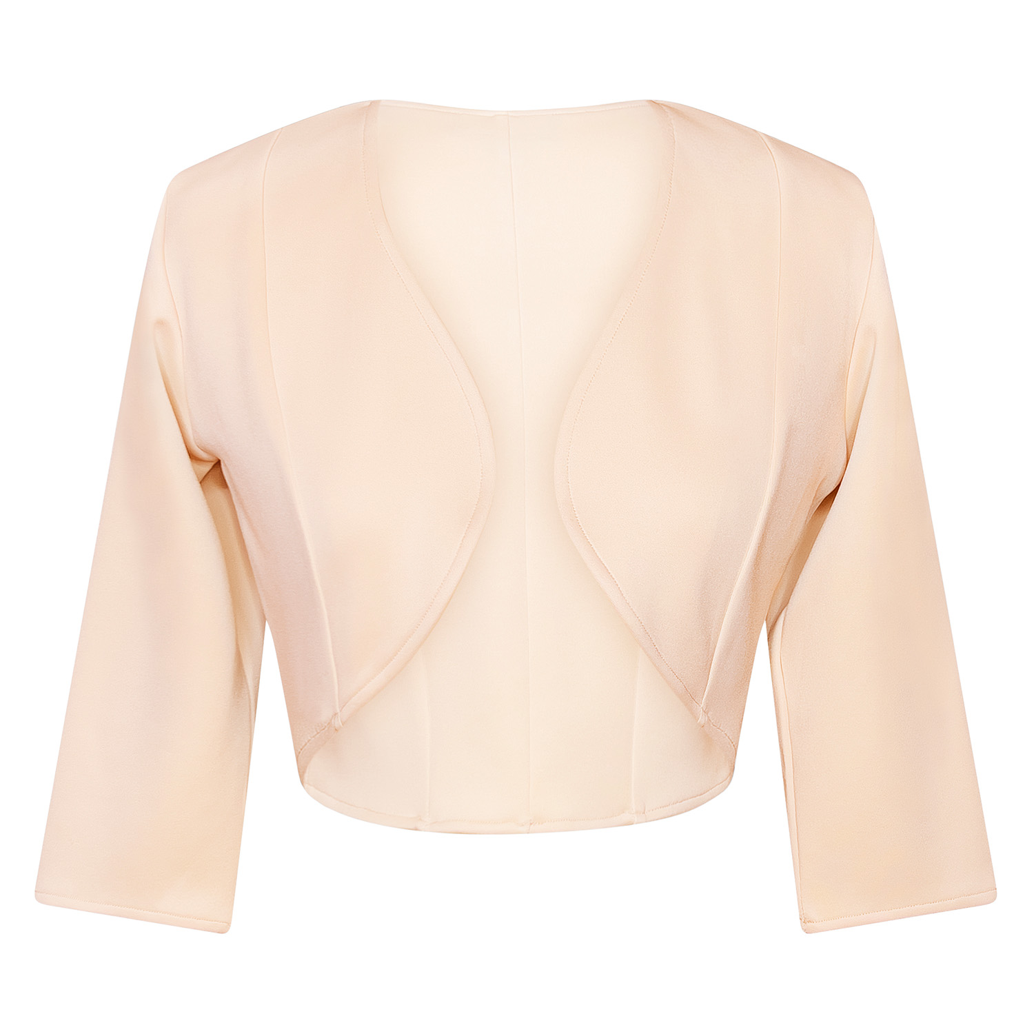 Women's Neutrals Freya Bolero Nude Blush | XXL | Alie Street London