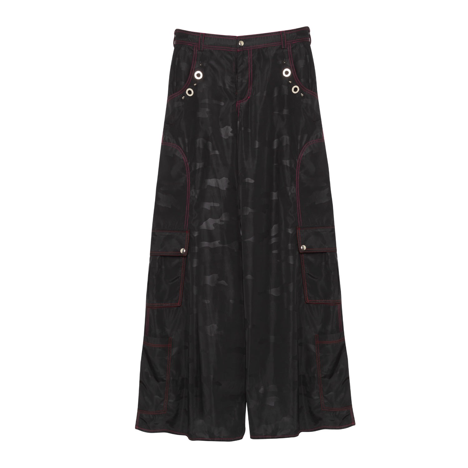 Paloma Lira Men's Black Rave Camouflage Pants In Black