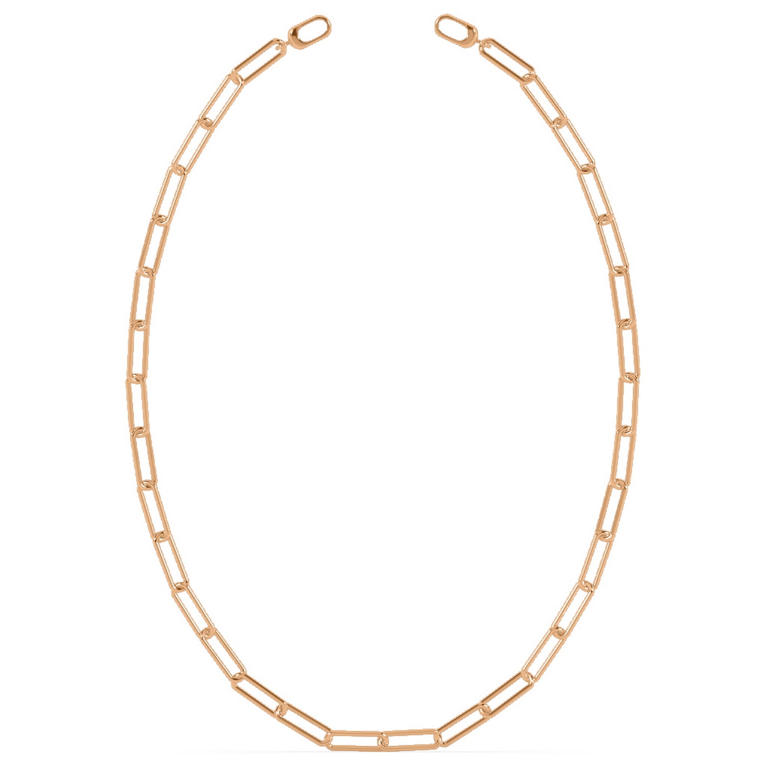 Oni Fine Jewelry Women's Maxi Clip Necklace - Rose Gold In Gray