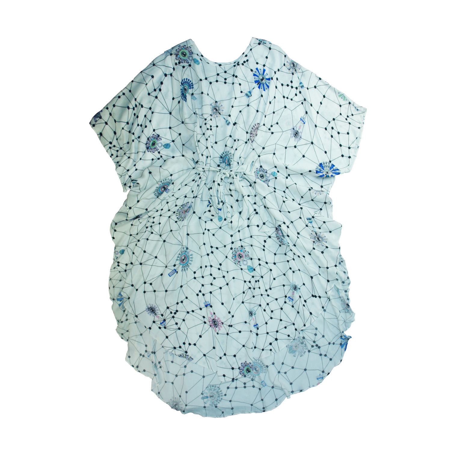 Women's Ihi Kaftan - White | Small | Tramp in Disguise