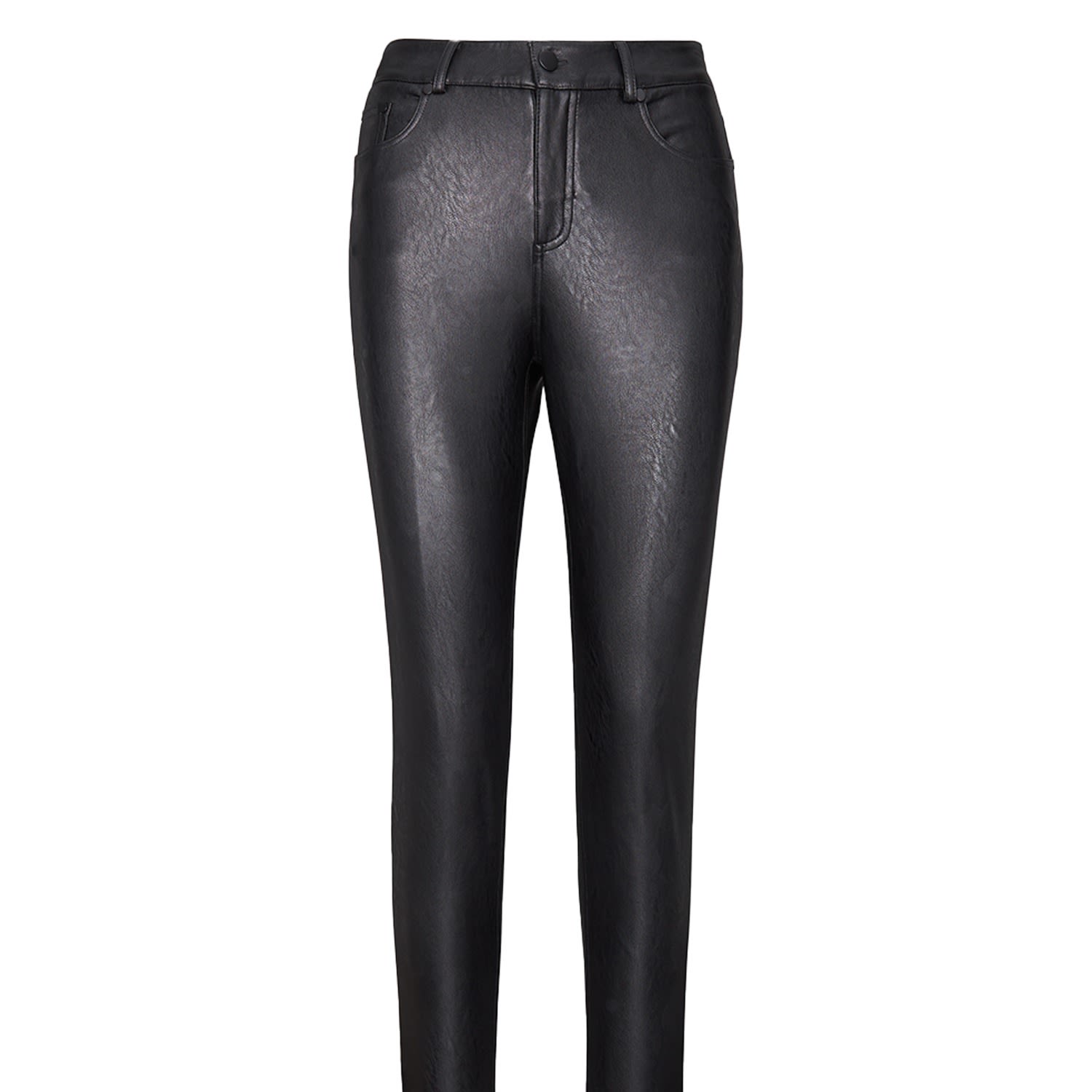 Commando Faux Leather Five Pocket Pant Slg69 In Black In Black