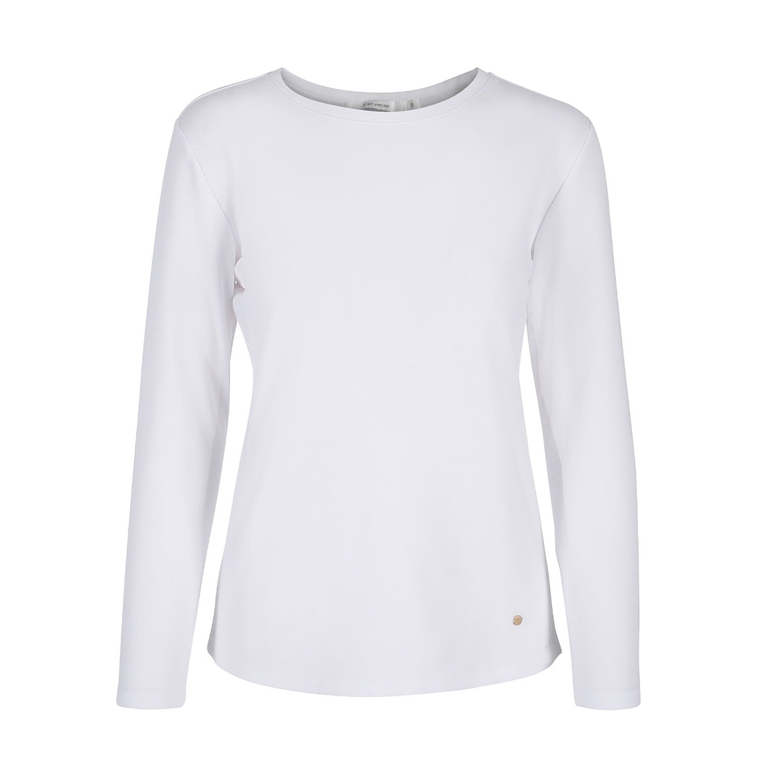 Tirillm Women's White Sia Long Sleeve Top In White
