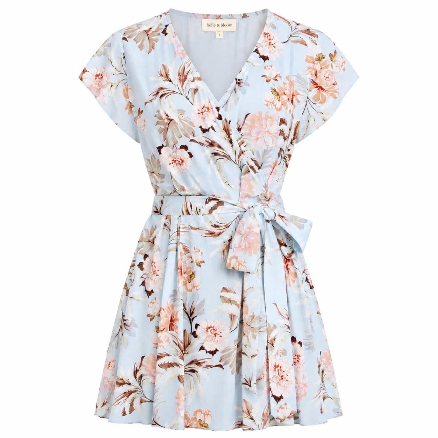 cute summer wrap dresses PRETTYGARDEN Women's Summer Maxi Dress Casual Wrap Floral Boho Short S