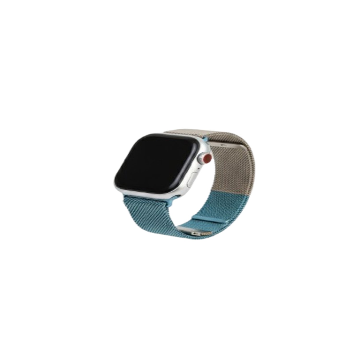 Women's Metal Mesh Blue Watch Band | Saachi