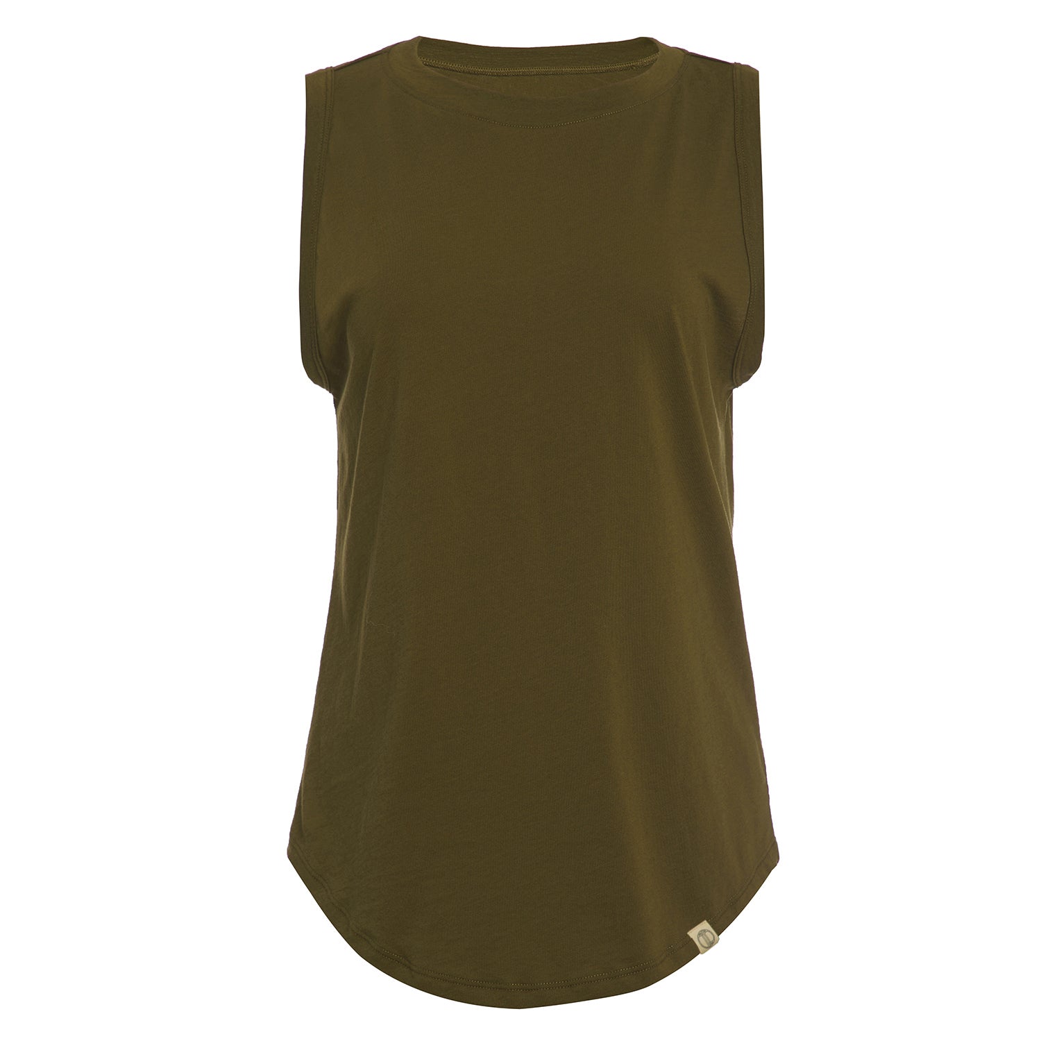 Lovetrust Women's Green Nina Muscle Tee - Olive In Green