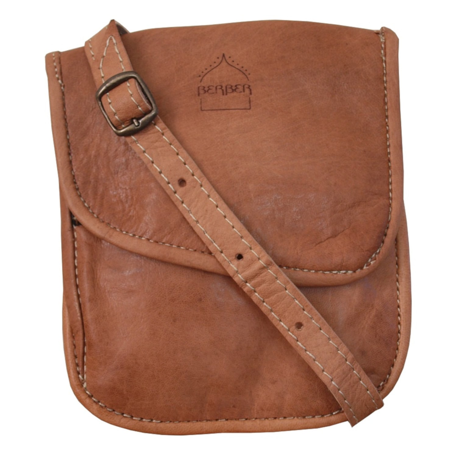 Berber Leather Women's Neutrals The Kenitra Travel Pouch In Tan